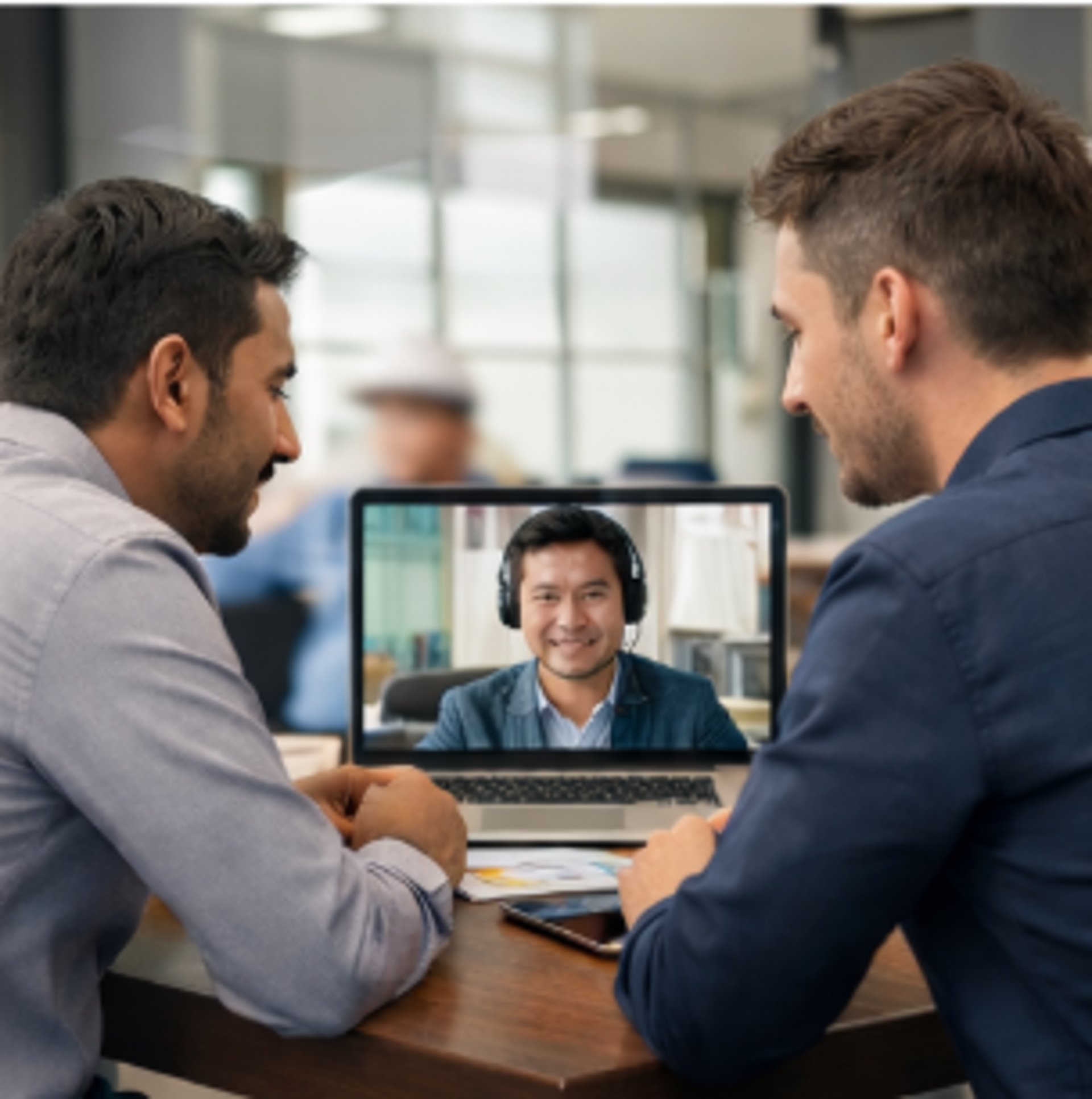 an abstract photo of a curved building with a blue sky in the background