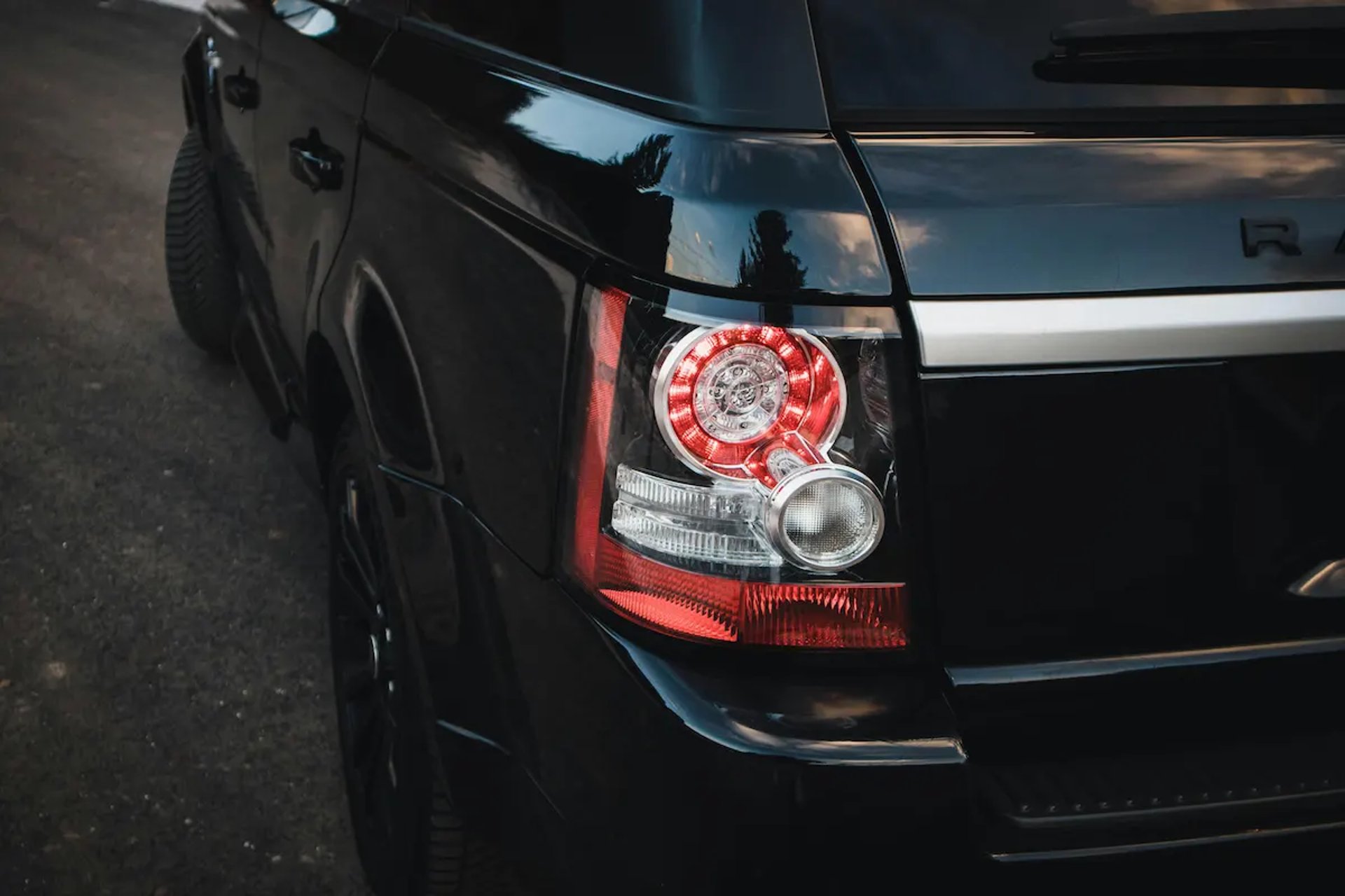 Close-up of a car engine compartment