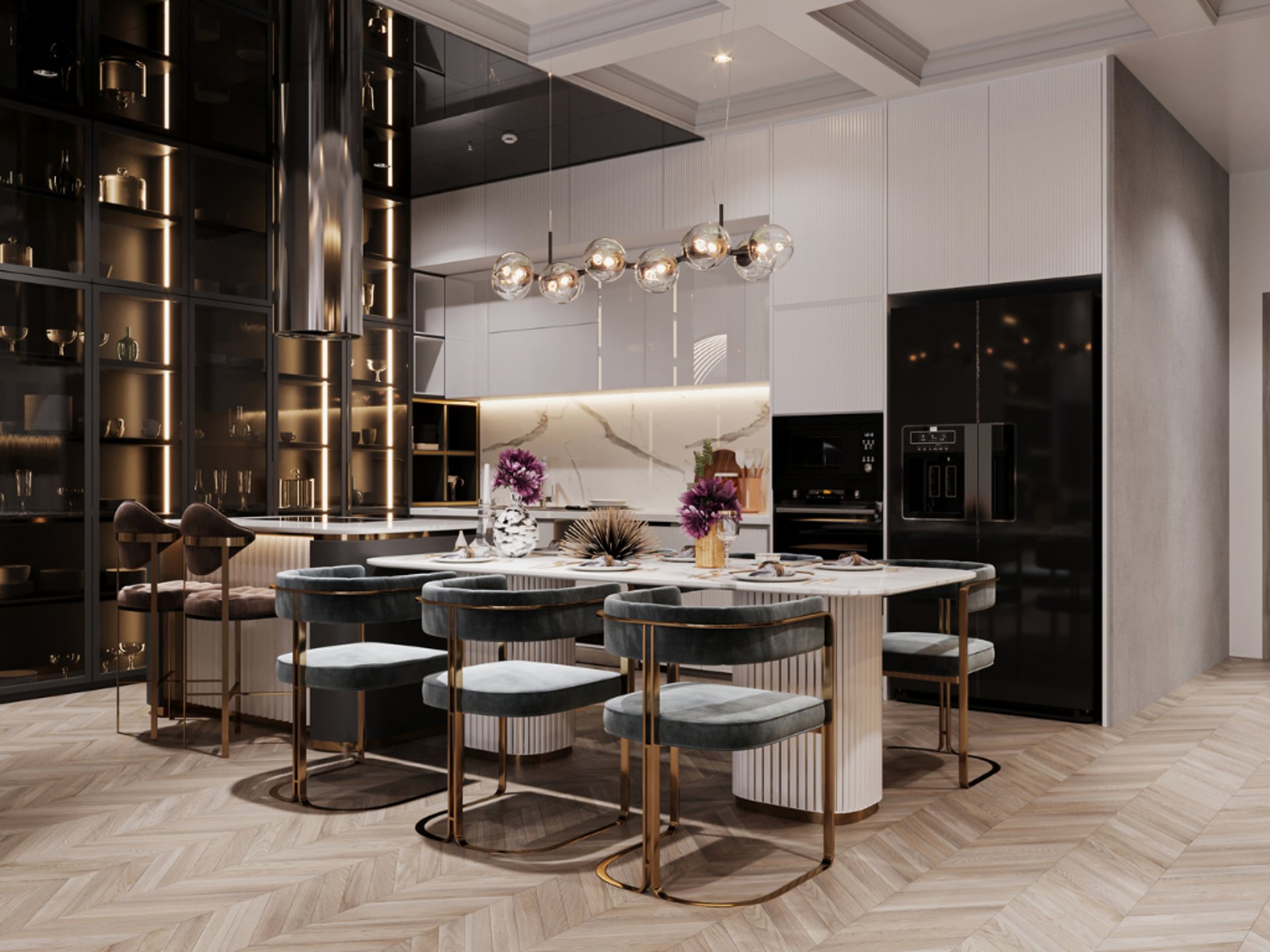 black and white bed linen