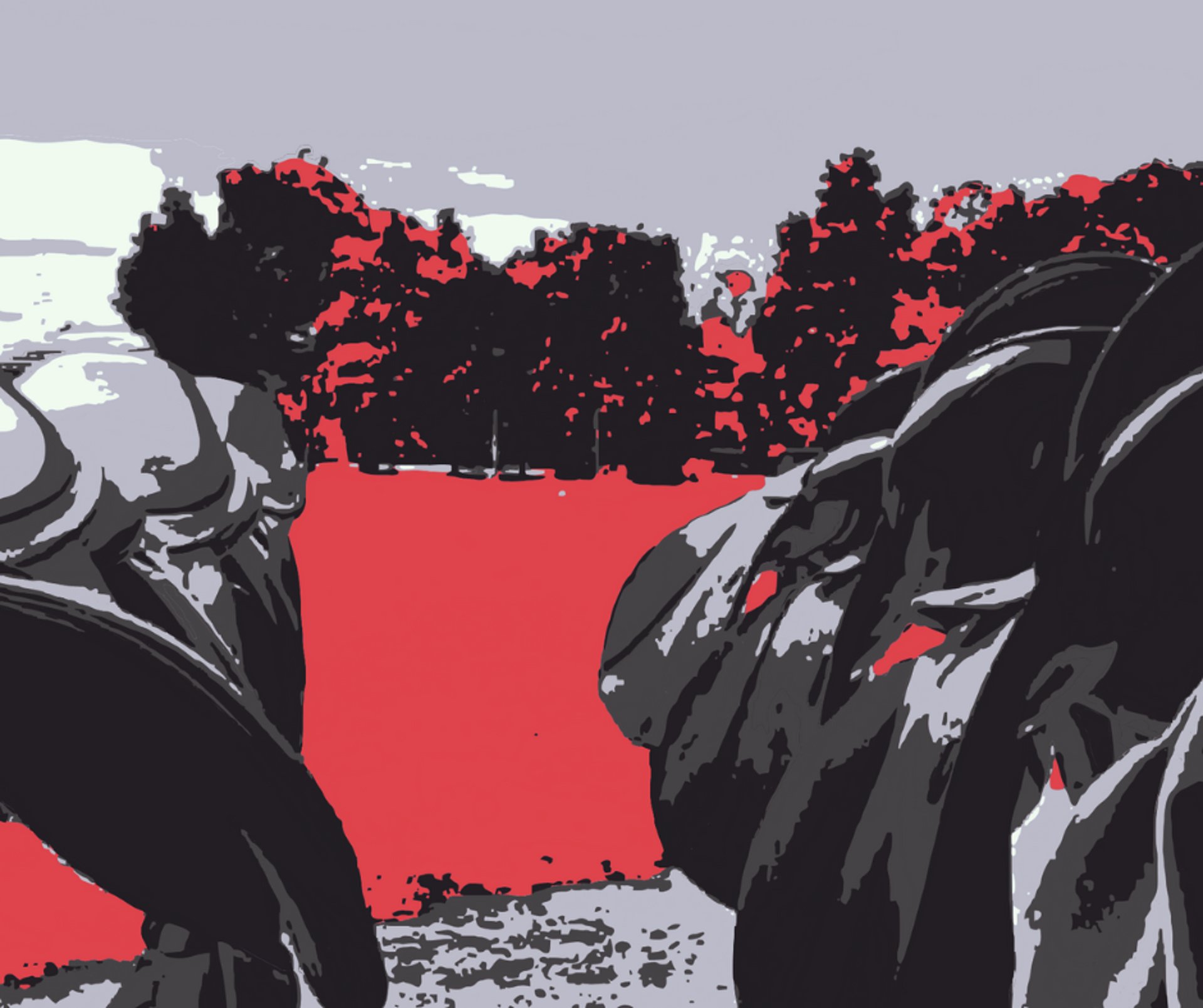 gray computer monitor