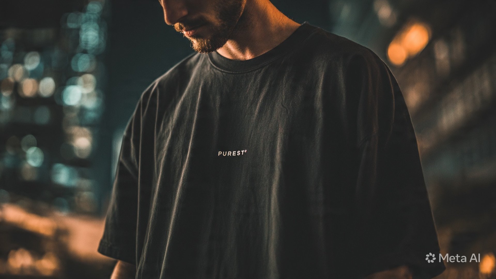 man in white crew neck t-shirt and black shorts standing on street during daytime