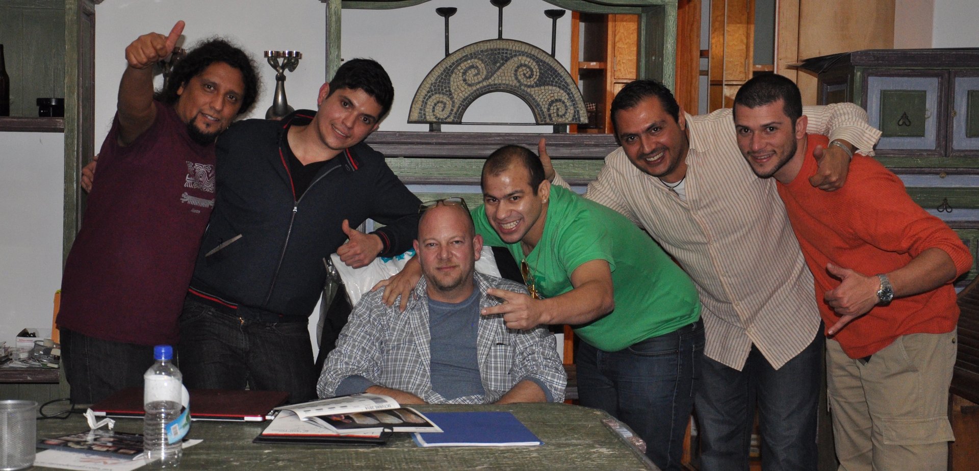 black blue and yellow textile