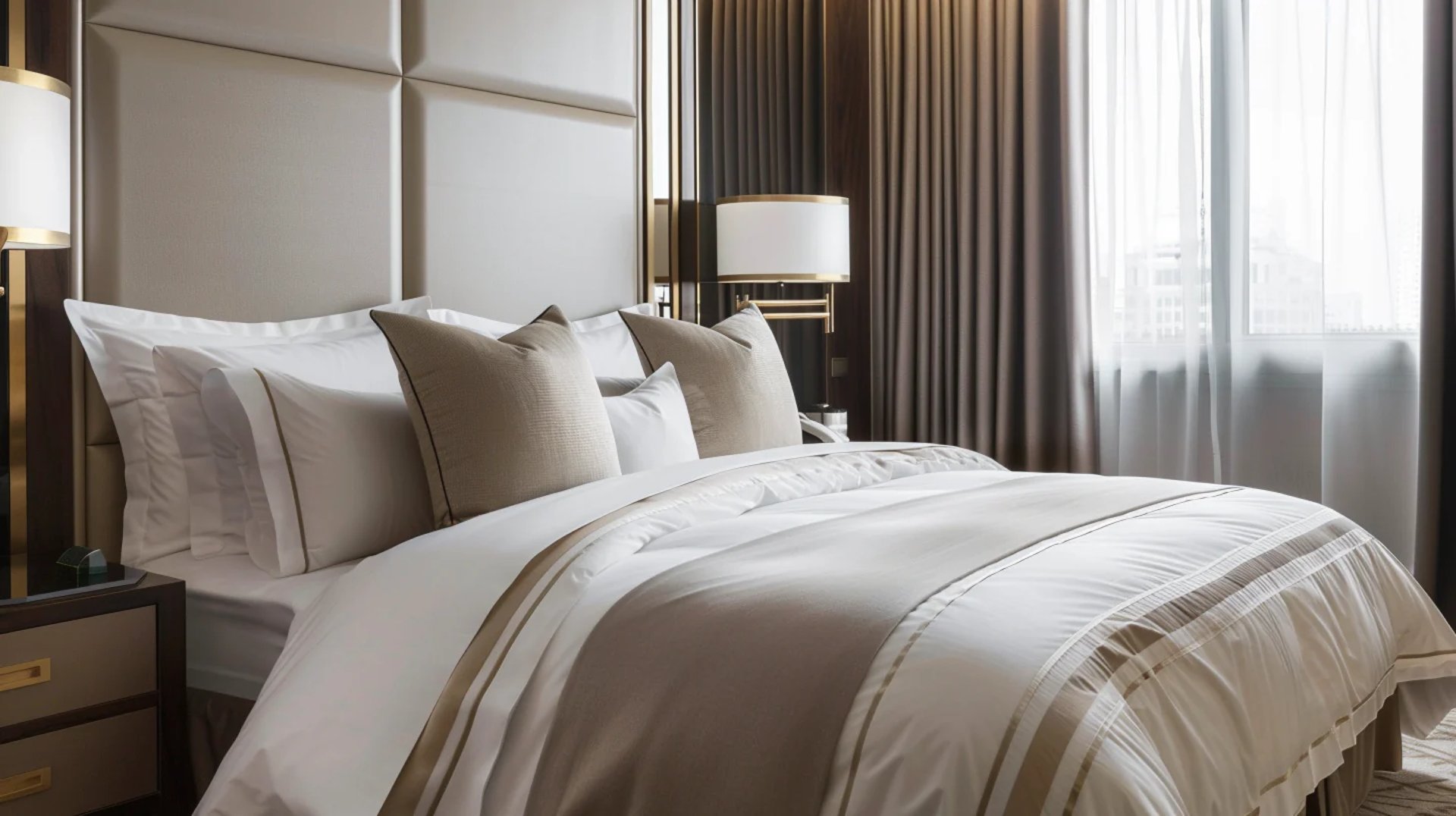 black and white bed linen