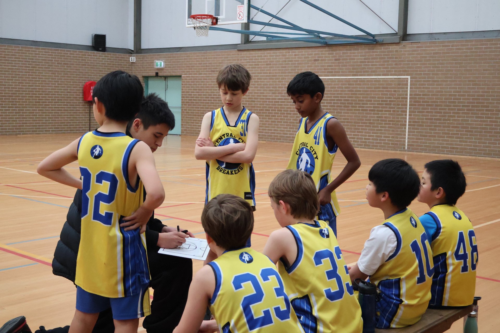 black blue and yellow textile