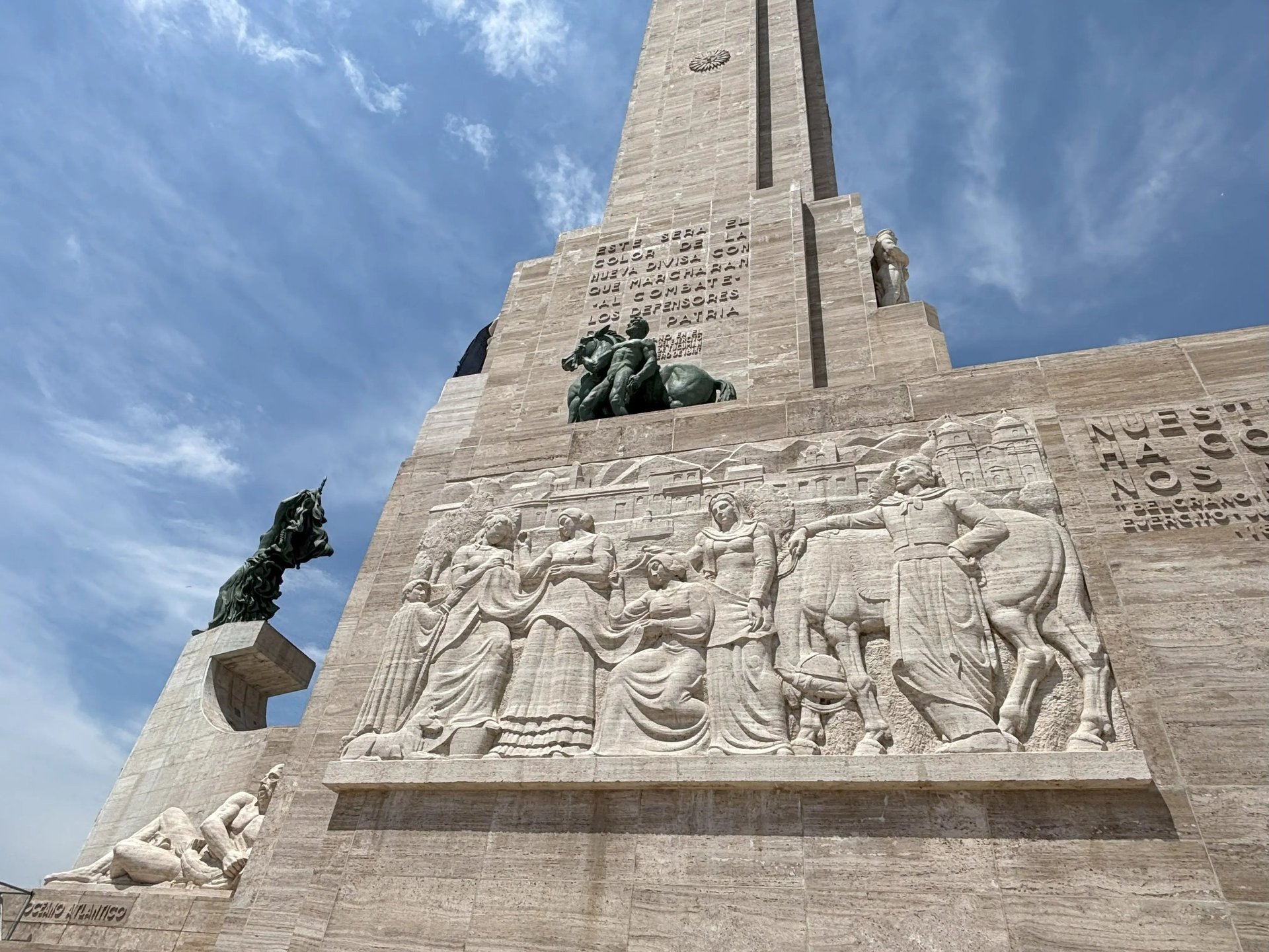 Monumento a la Bandera restaurado por Almapiedra y protegido con nanotecnología Tecnan.