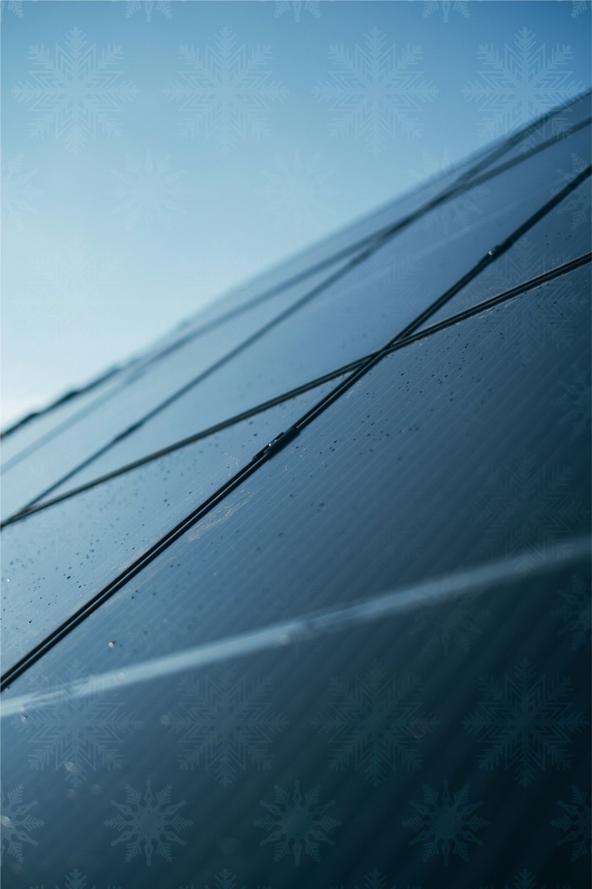 A close up of a solar panel on a building
