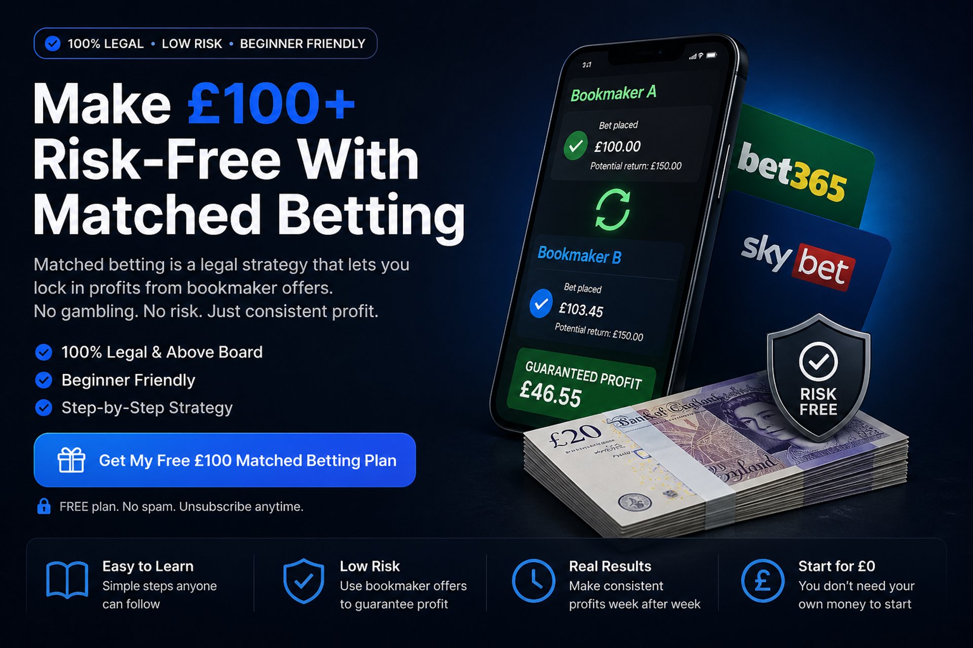 make £100+ with Matched betting 