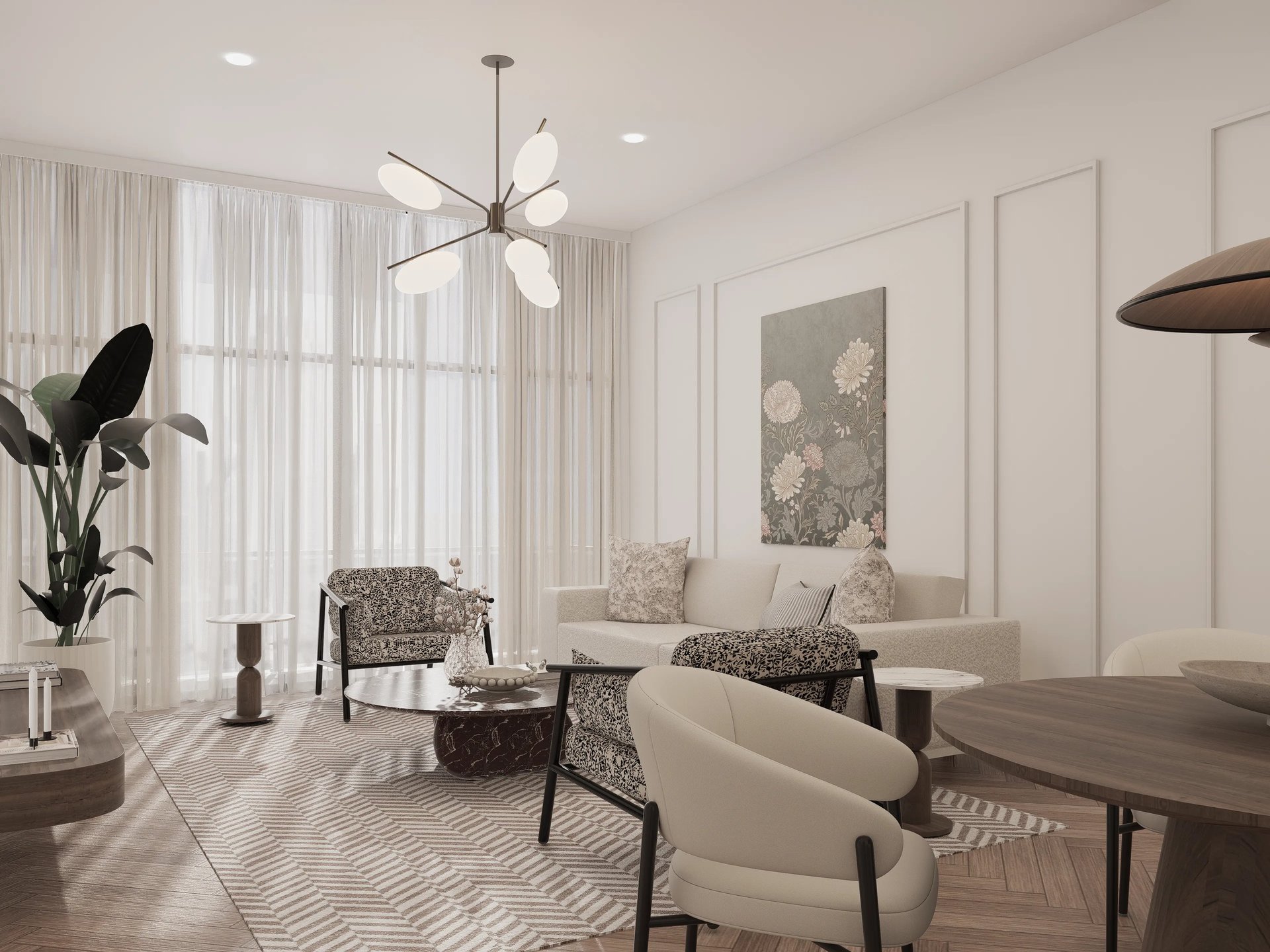 black and brown wooden table with chairs