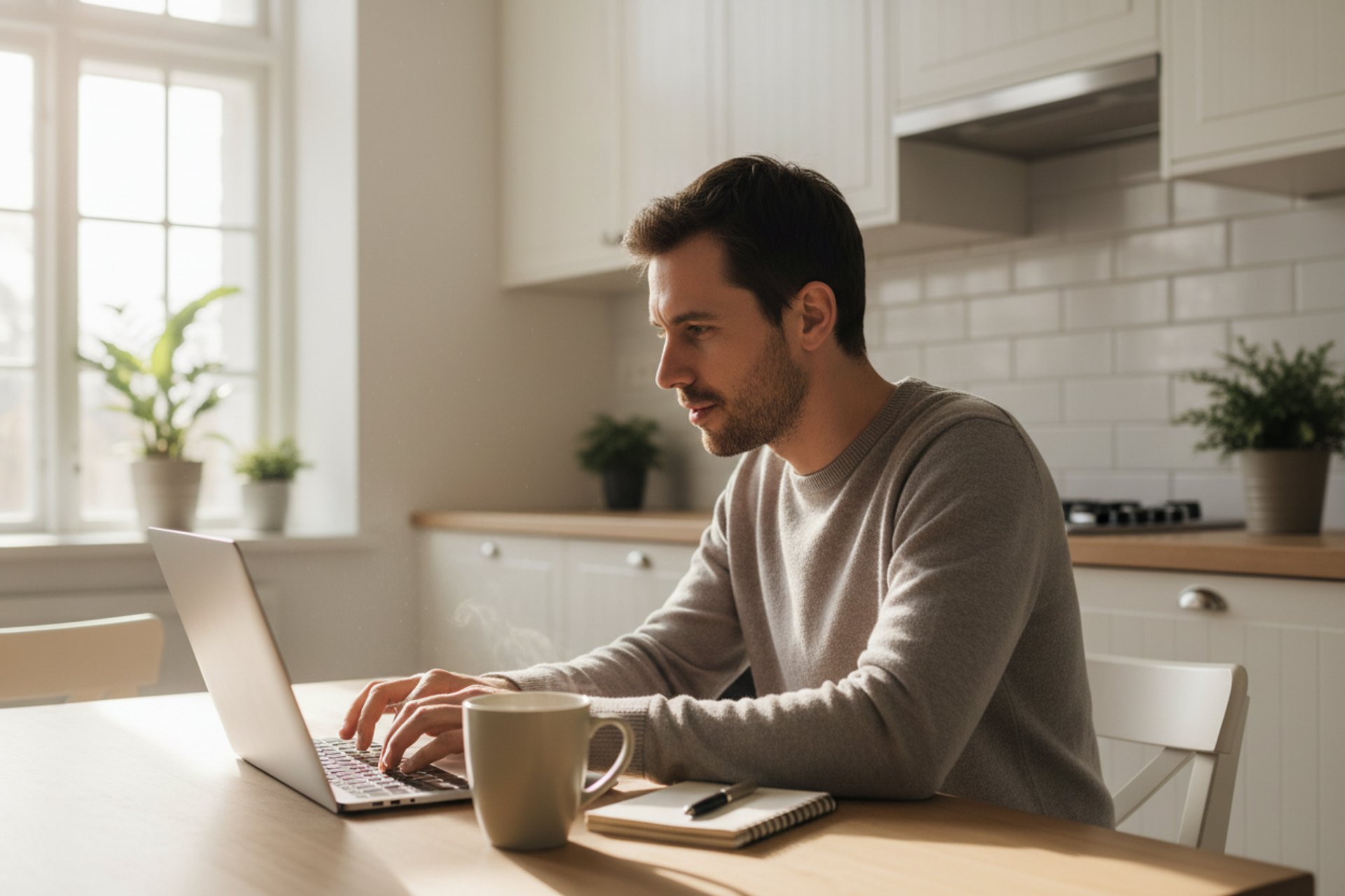 an abstract photo of a curved building with a blue sky in the background
