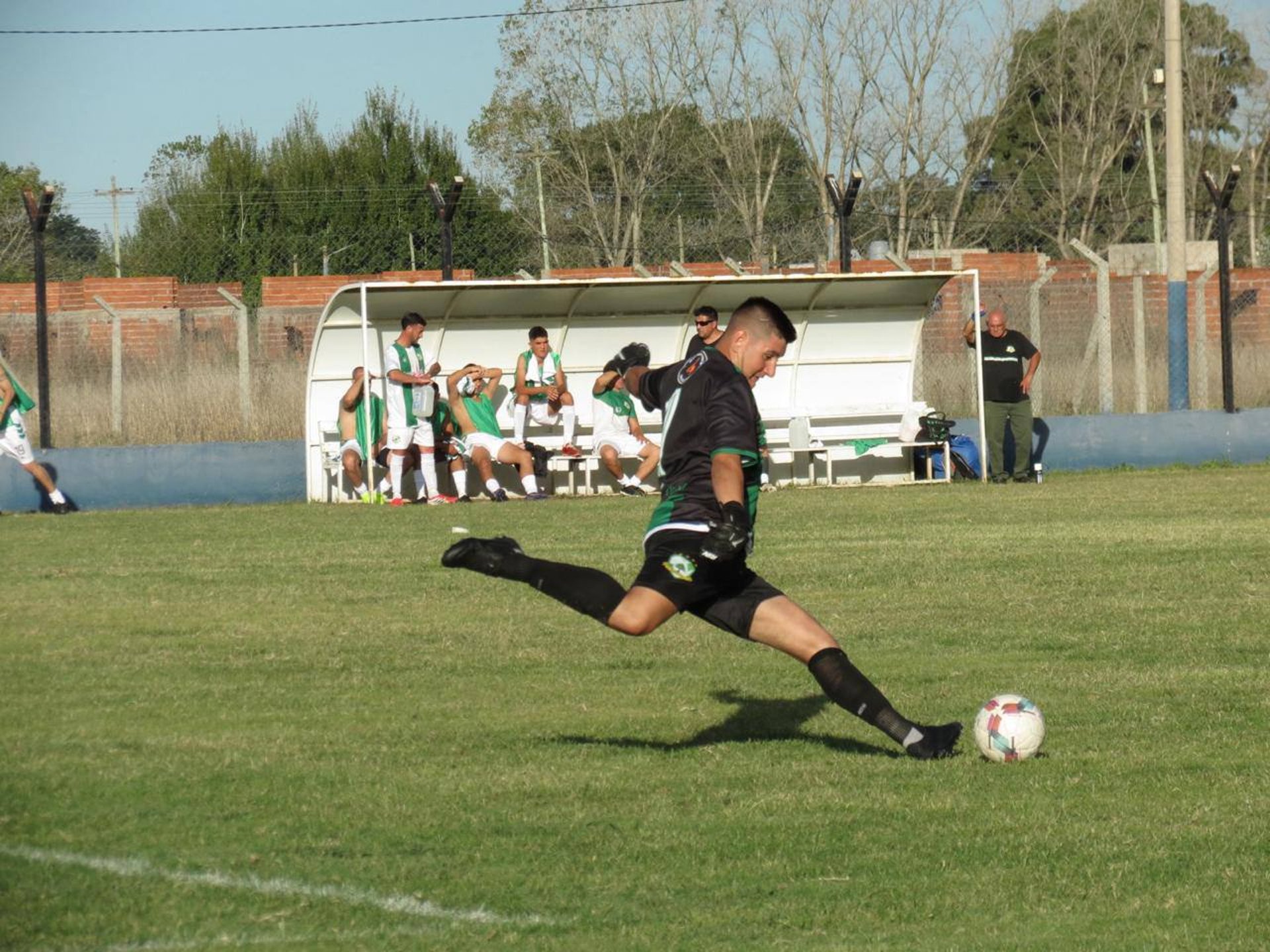 an abstract photo of a curved building with a blue sky in the background