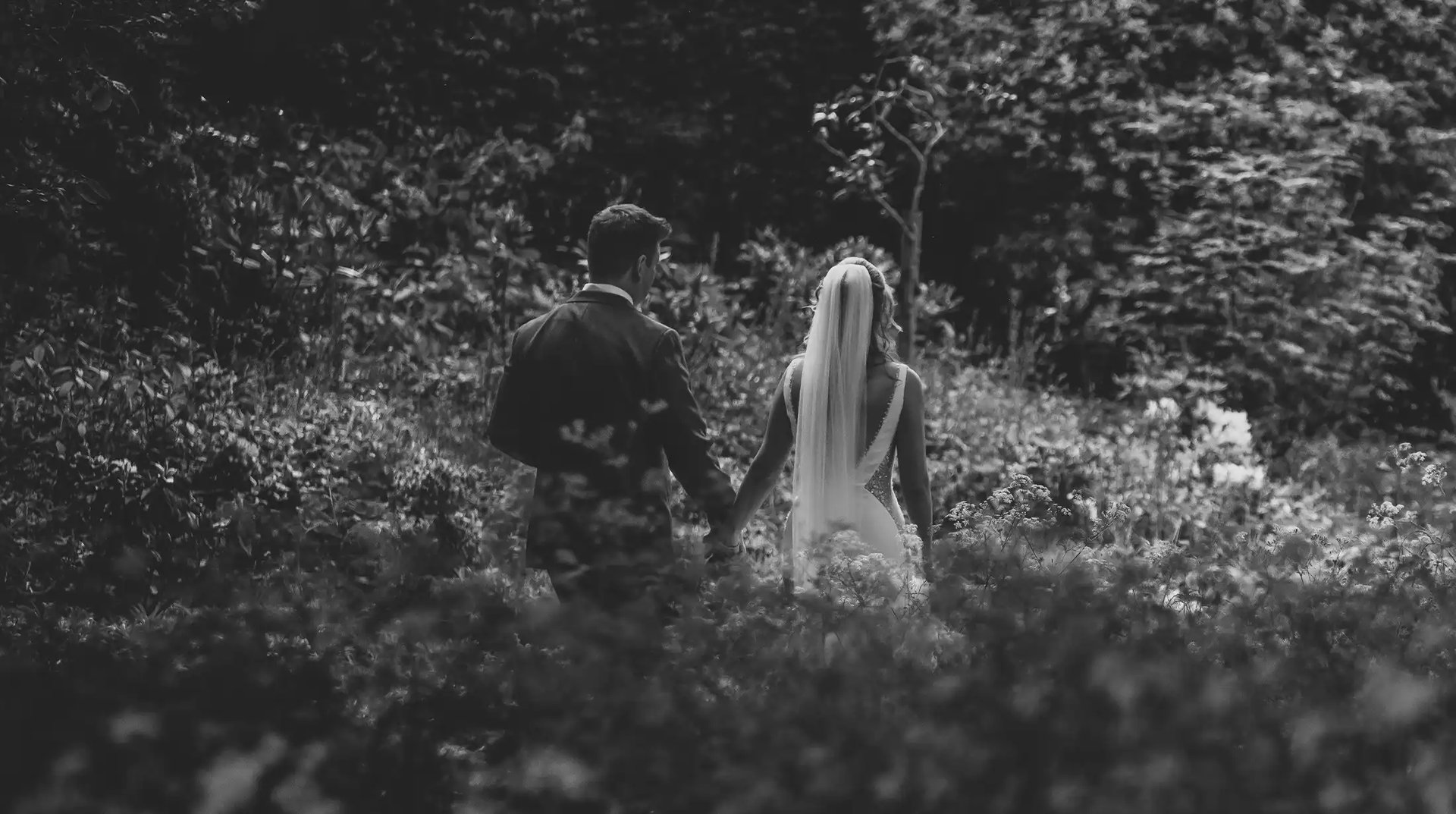 Vickie and Graham walking around the grounds of Tudor Barn Eltham