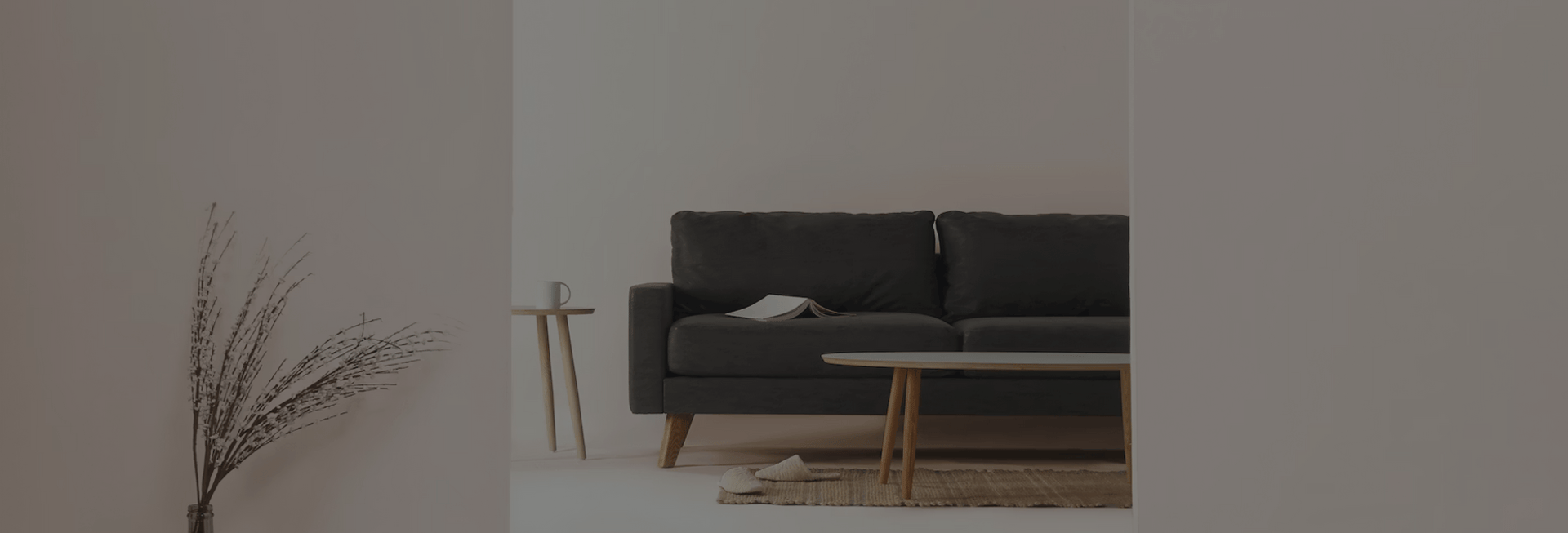 black and brown leather padded tub sofa