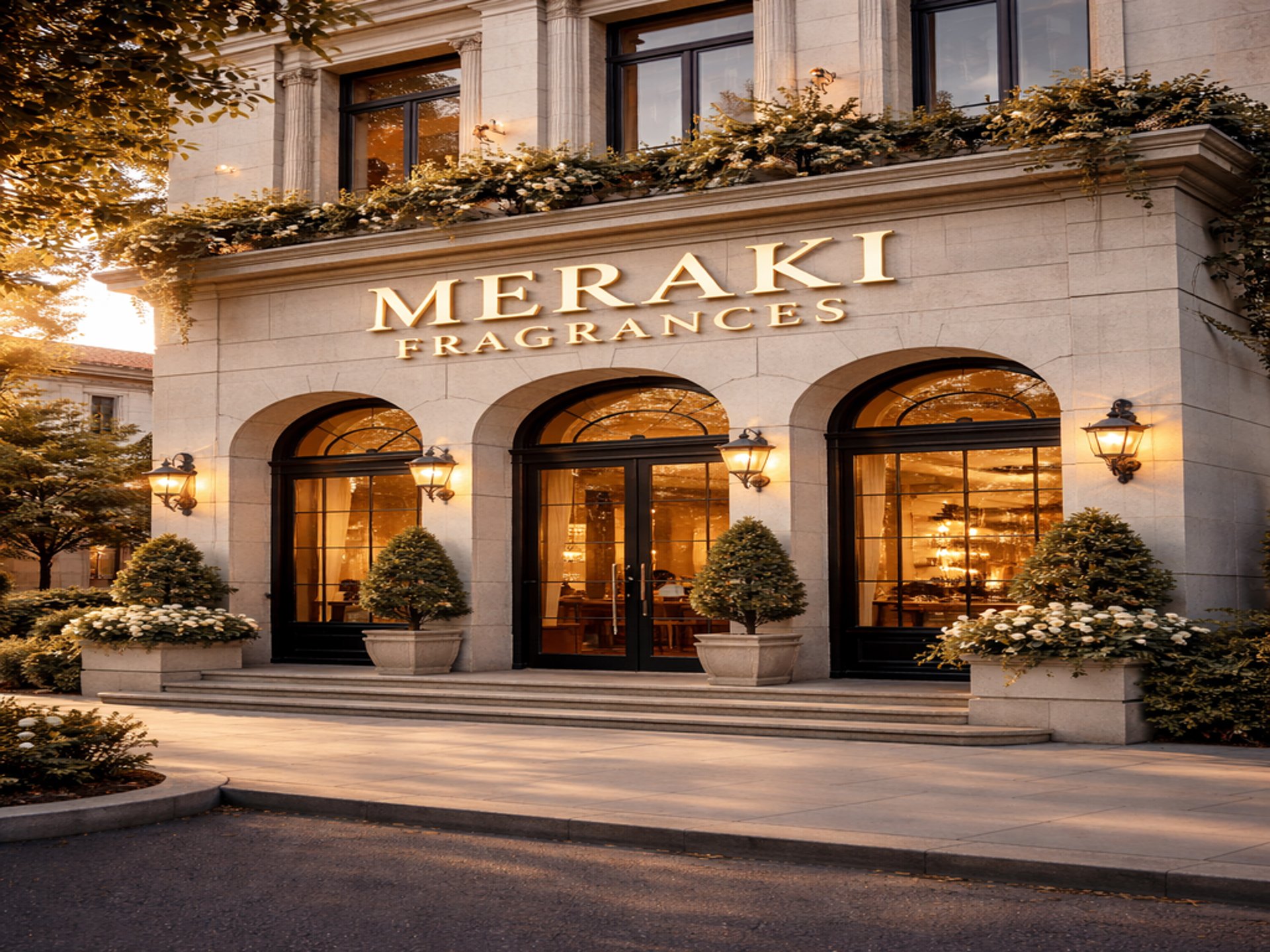 an abstract photo of a curved building with a blue sky in the background