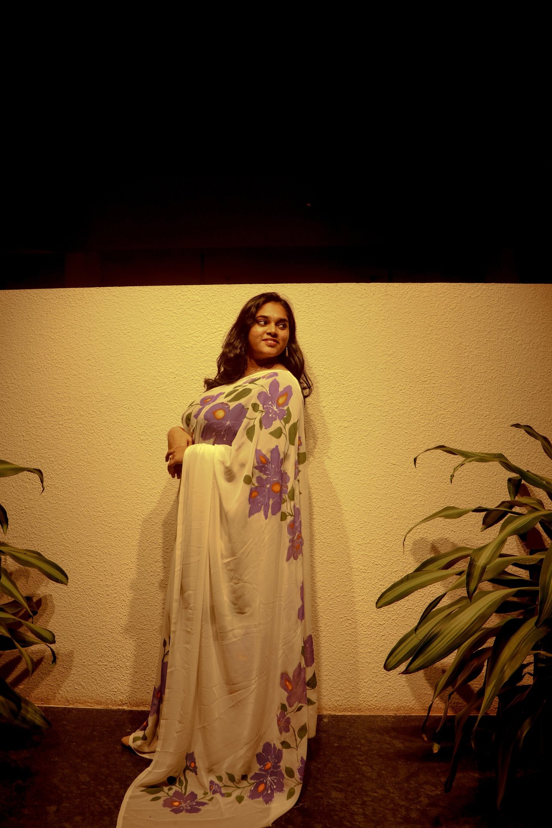 a close up of a blue and gold fabric