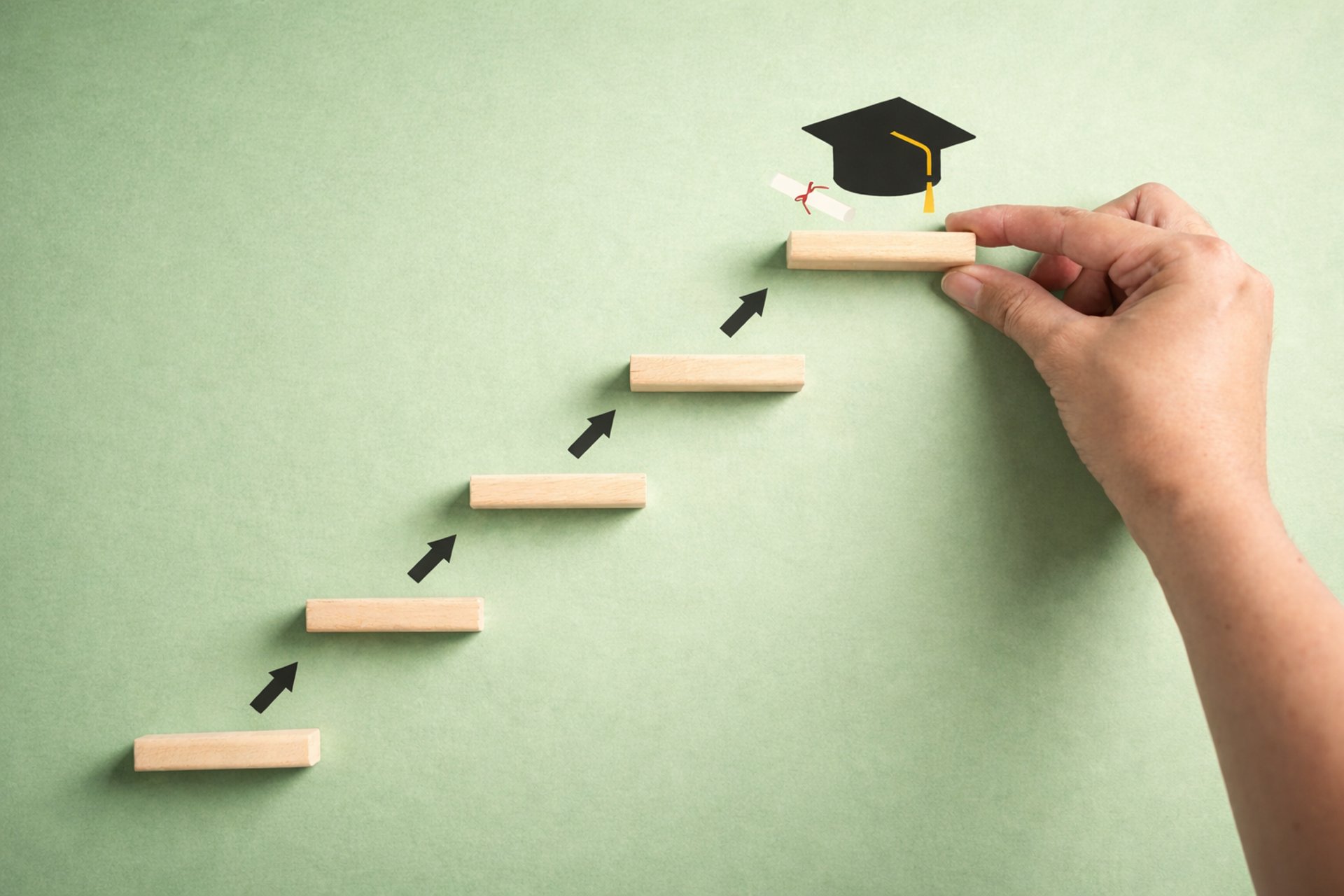 numbering start line on concrete floor