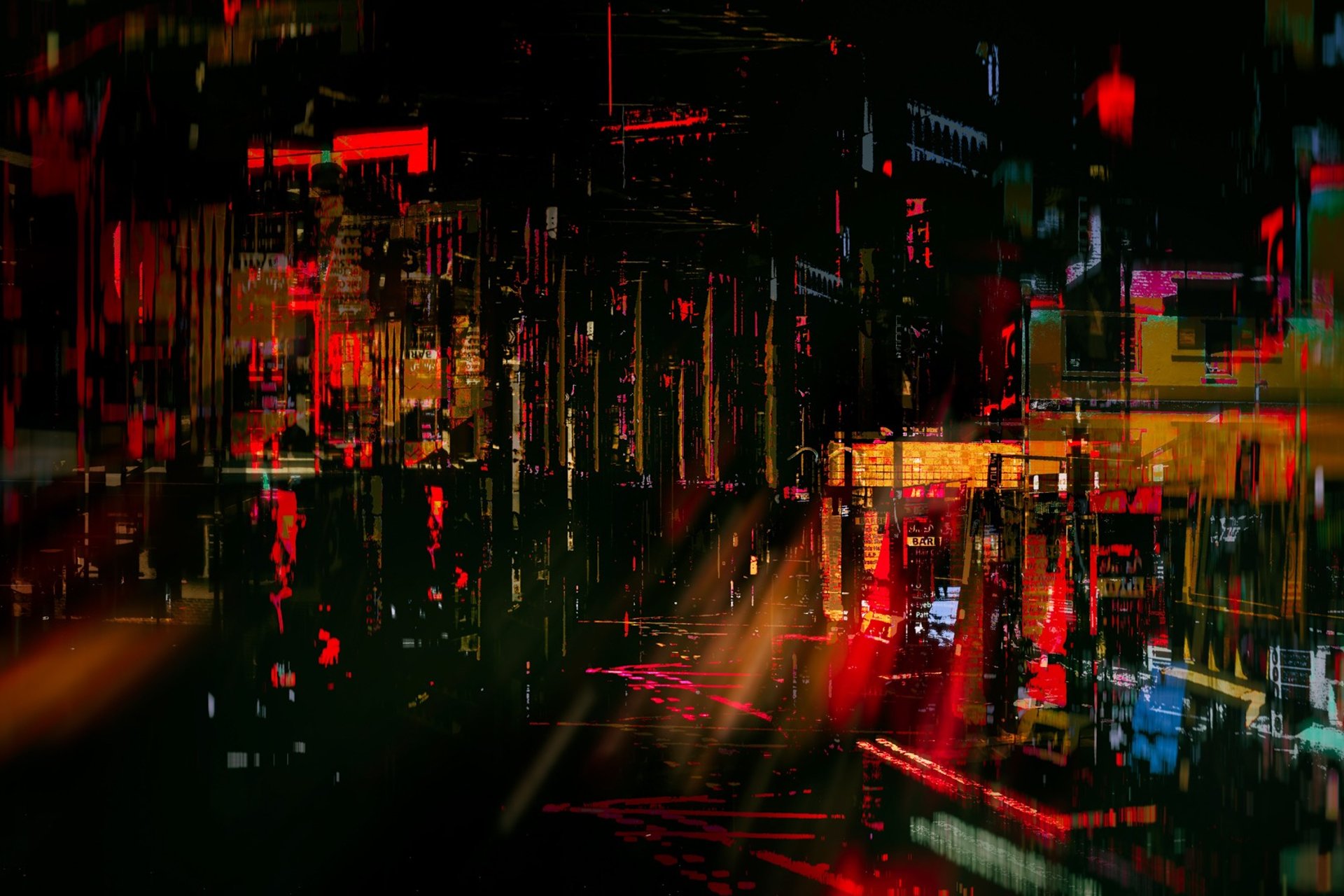 a close up of a black and brown abstract painting