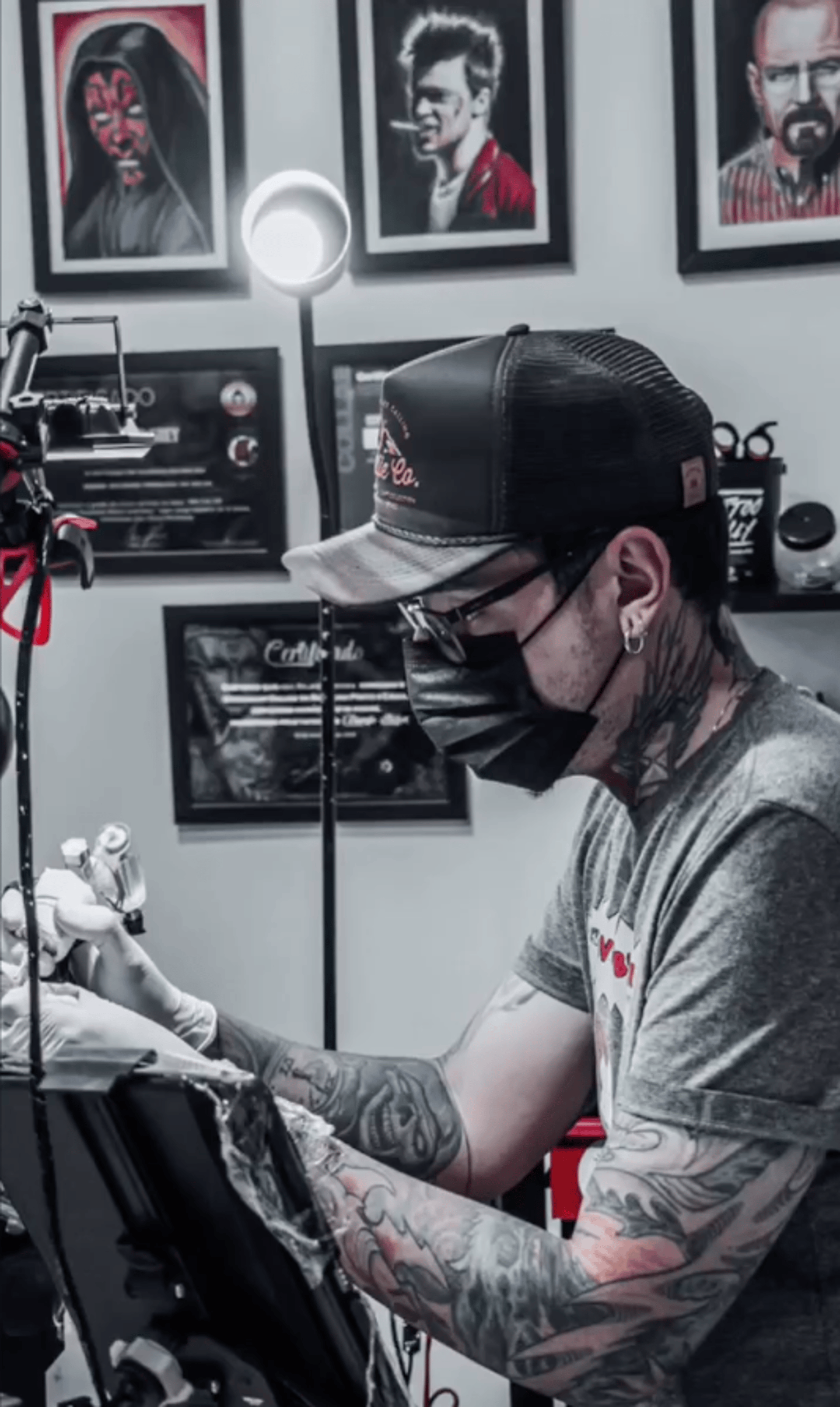 white and brown ceramic figurine