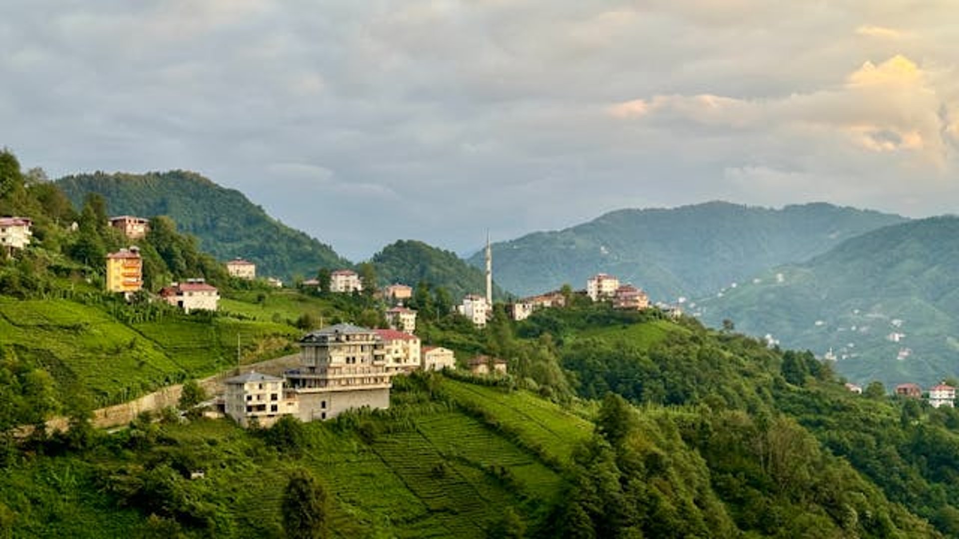 body of calm water near houses and trees during daytime
