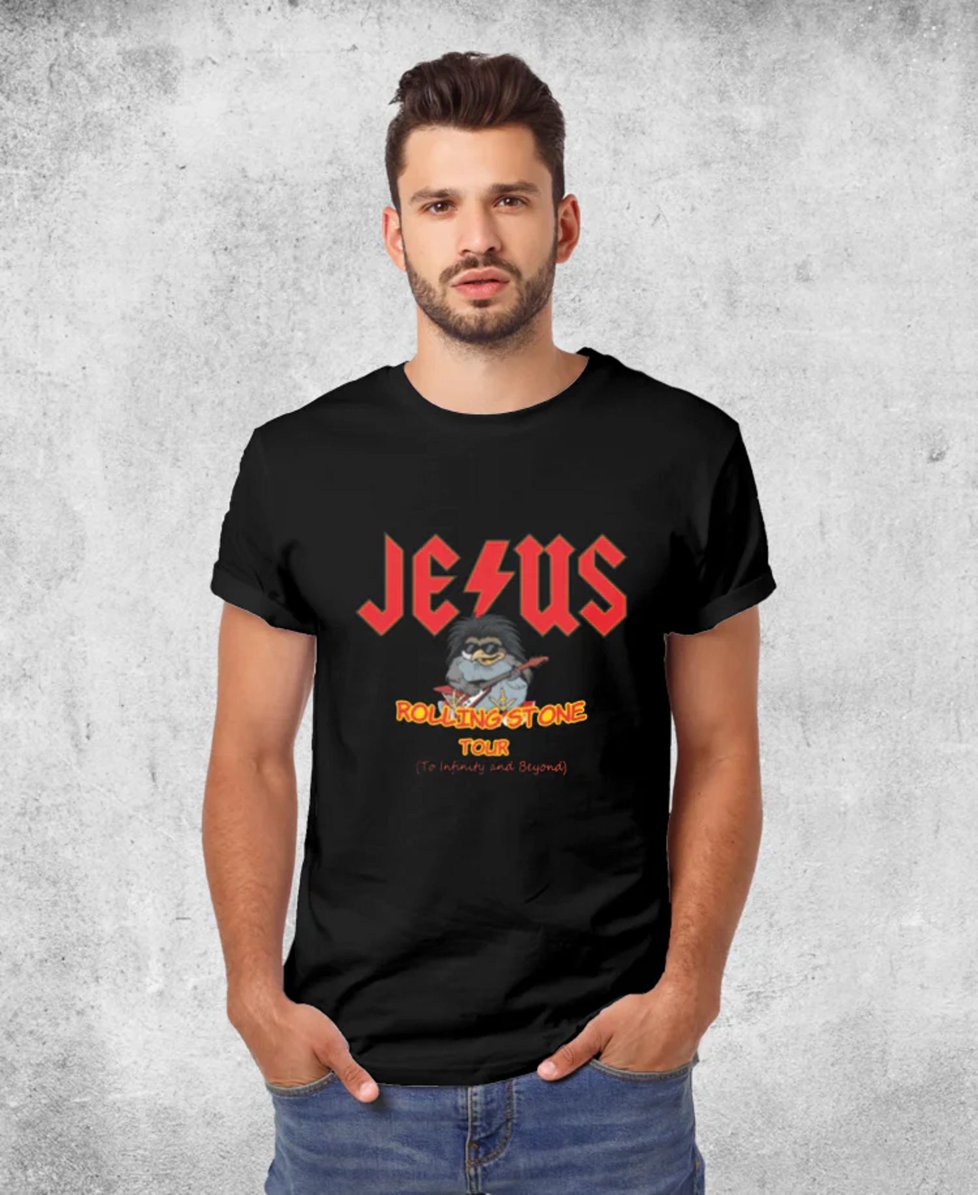 person wearing grey knit sweater