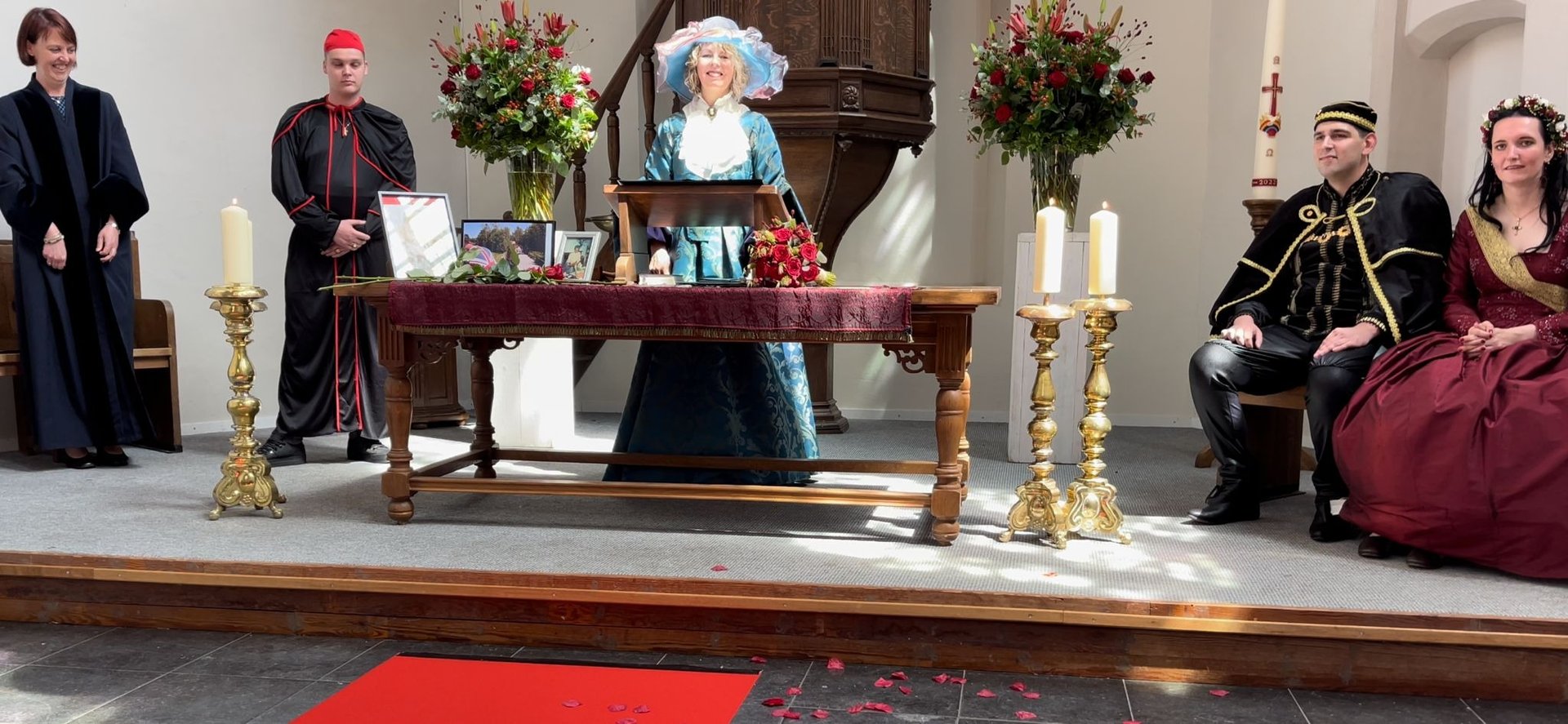an abstract photo of a curved building with a blue sky in the background
