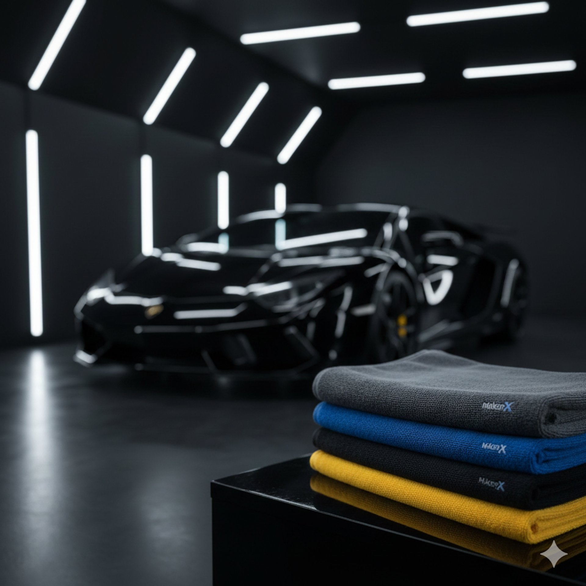 black car on gray asphalt road