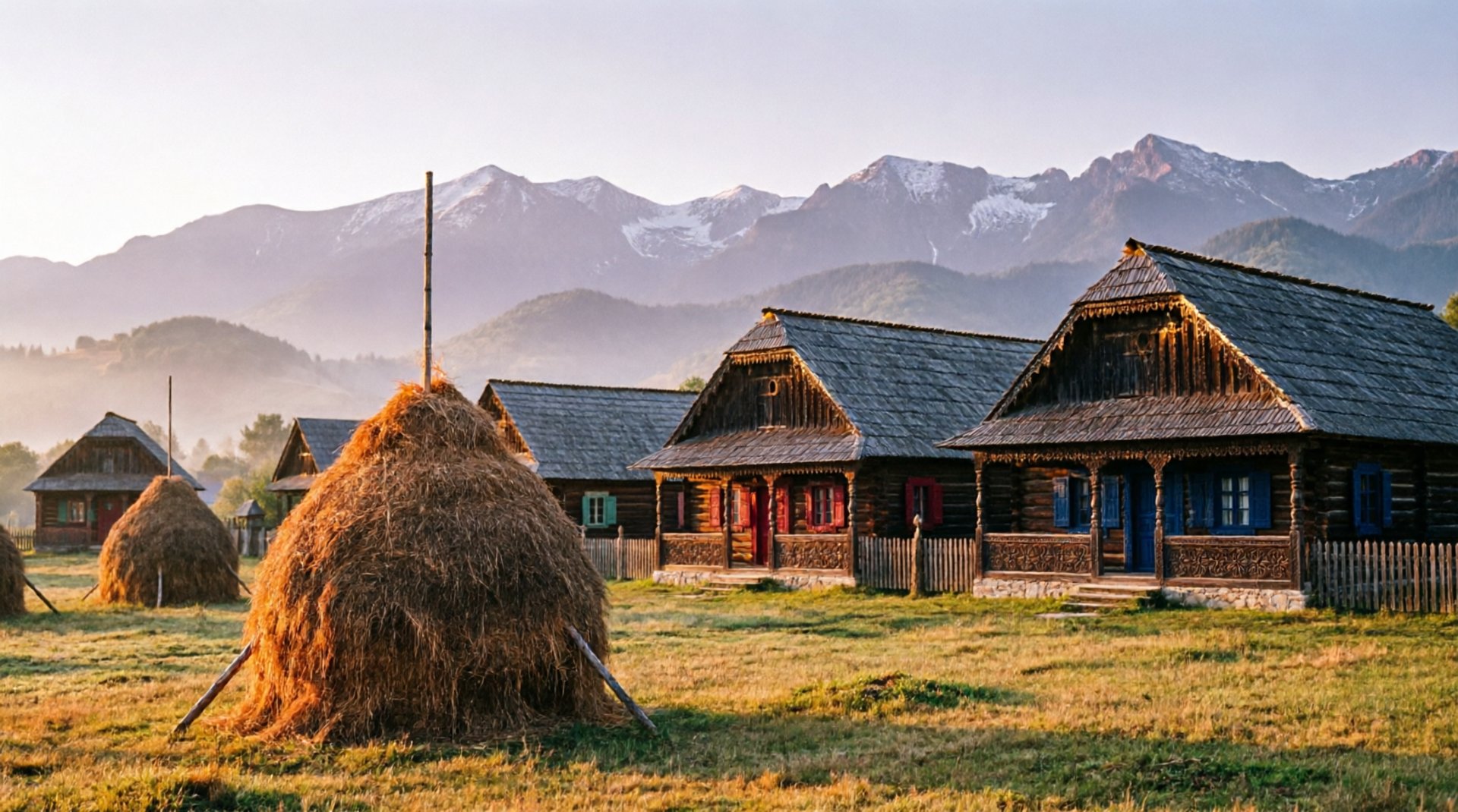 brown wooden house near green trees during daytime
