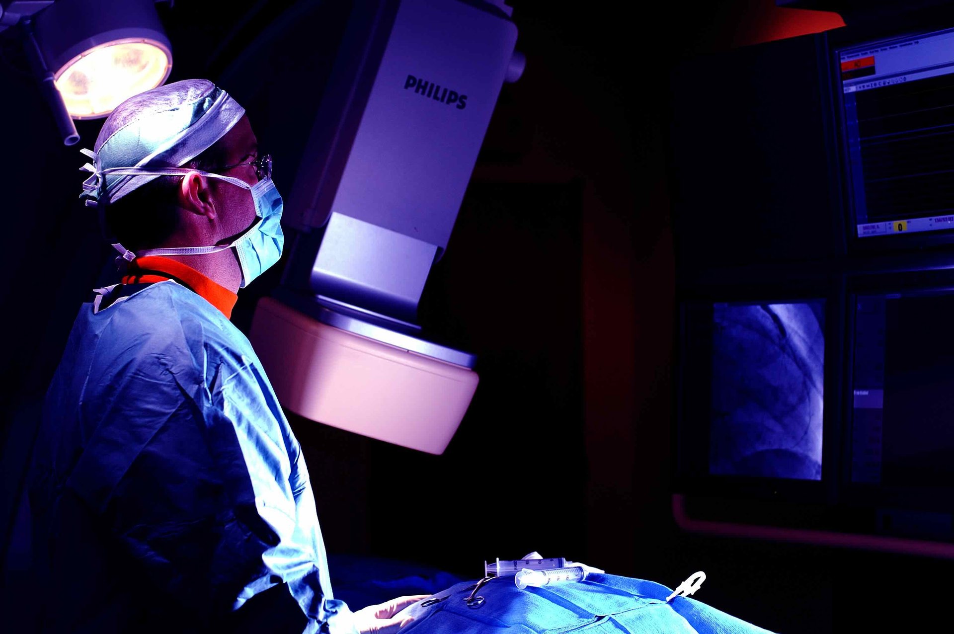 doctor having operation