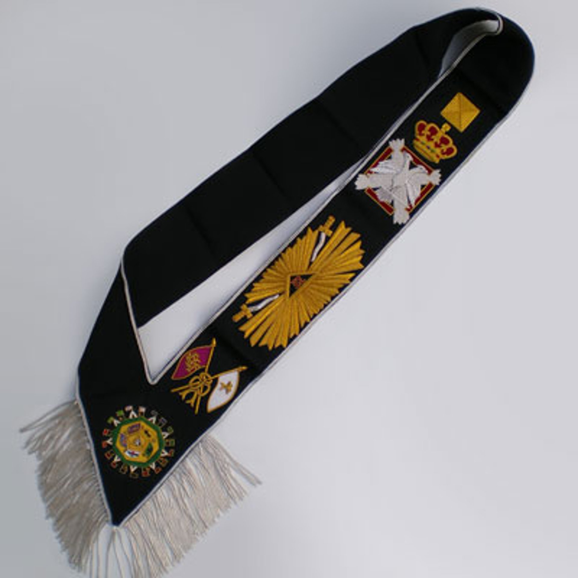 black blue and yellow textile