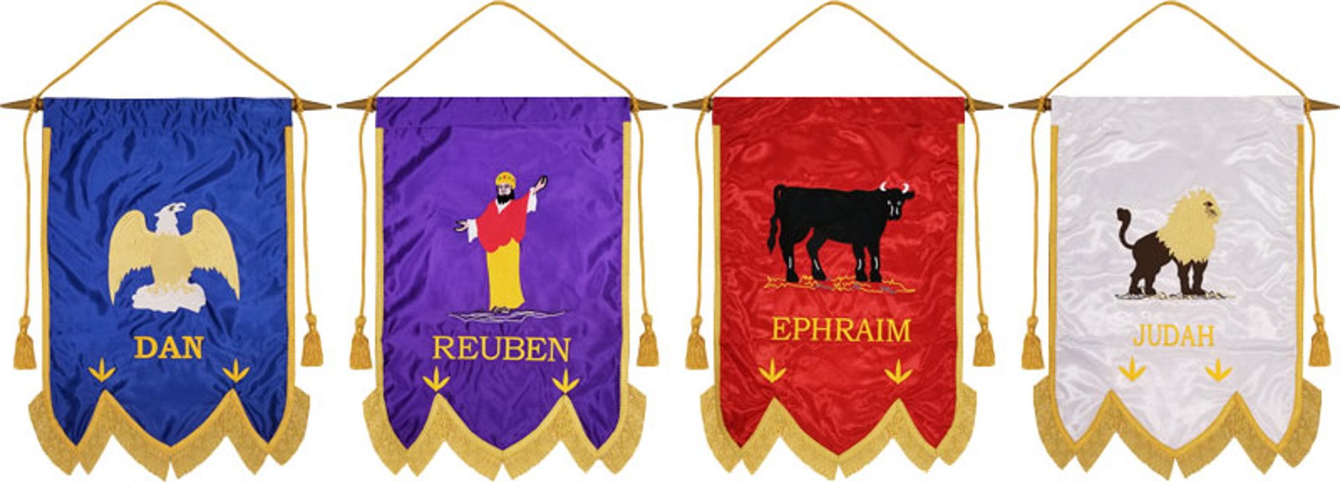 black blue and yellow textile