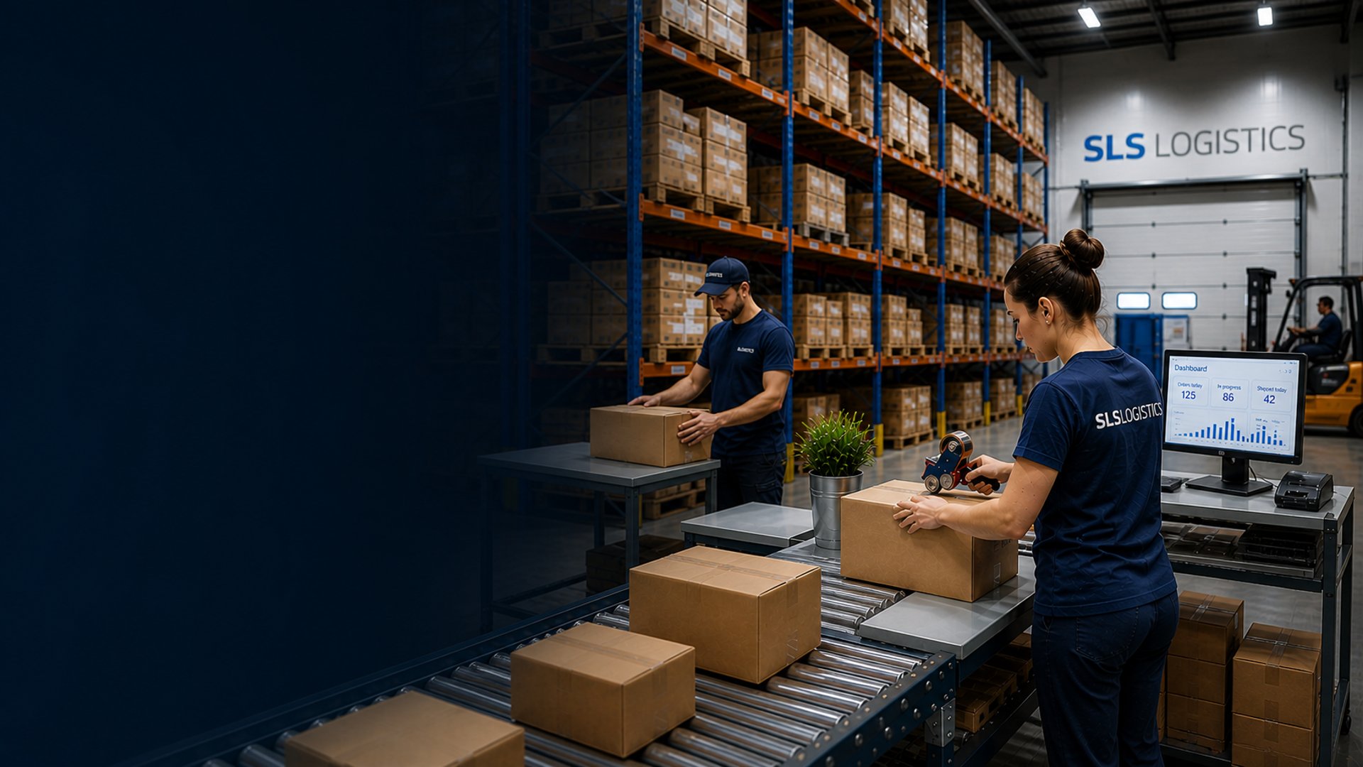 a large warehouse filled with lots of boxes