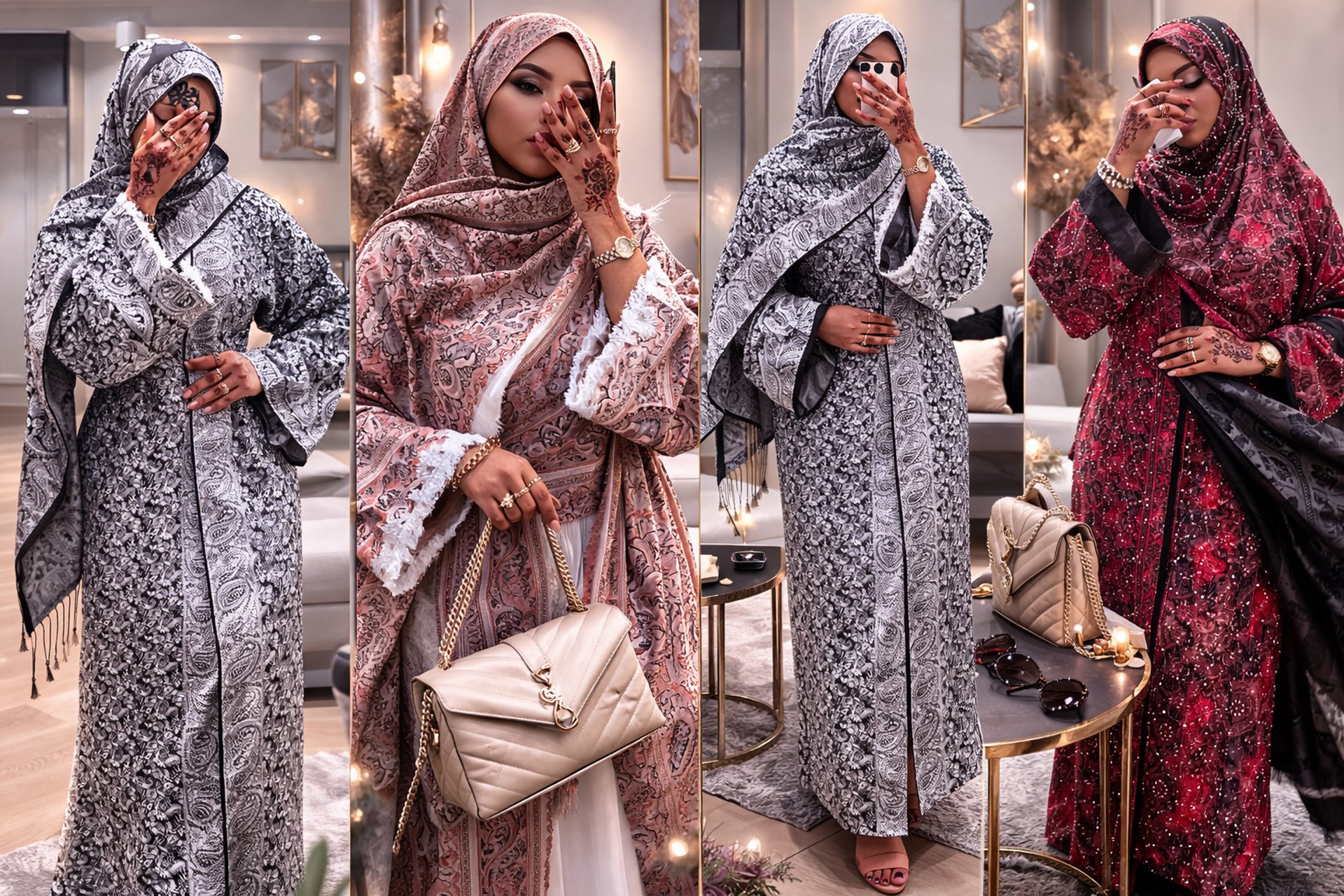 person wearing grey knit sweater