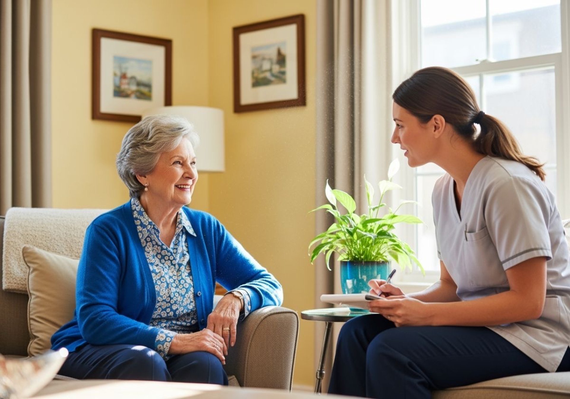 an abstract photo of a curved building with a blue sky in the background