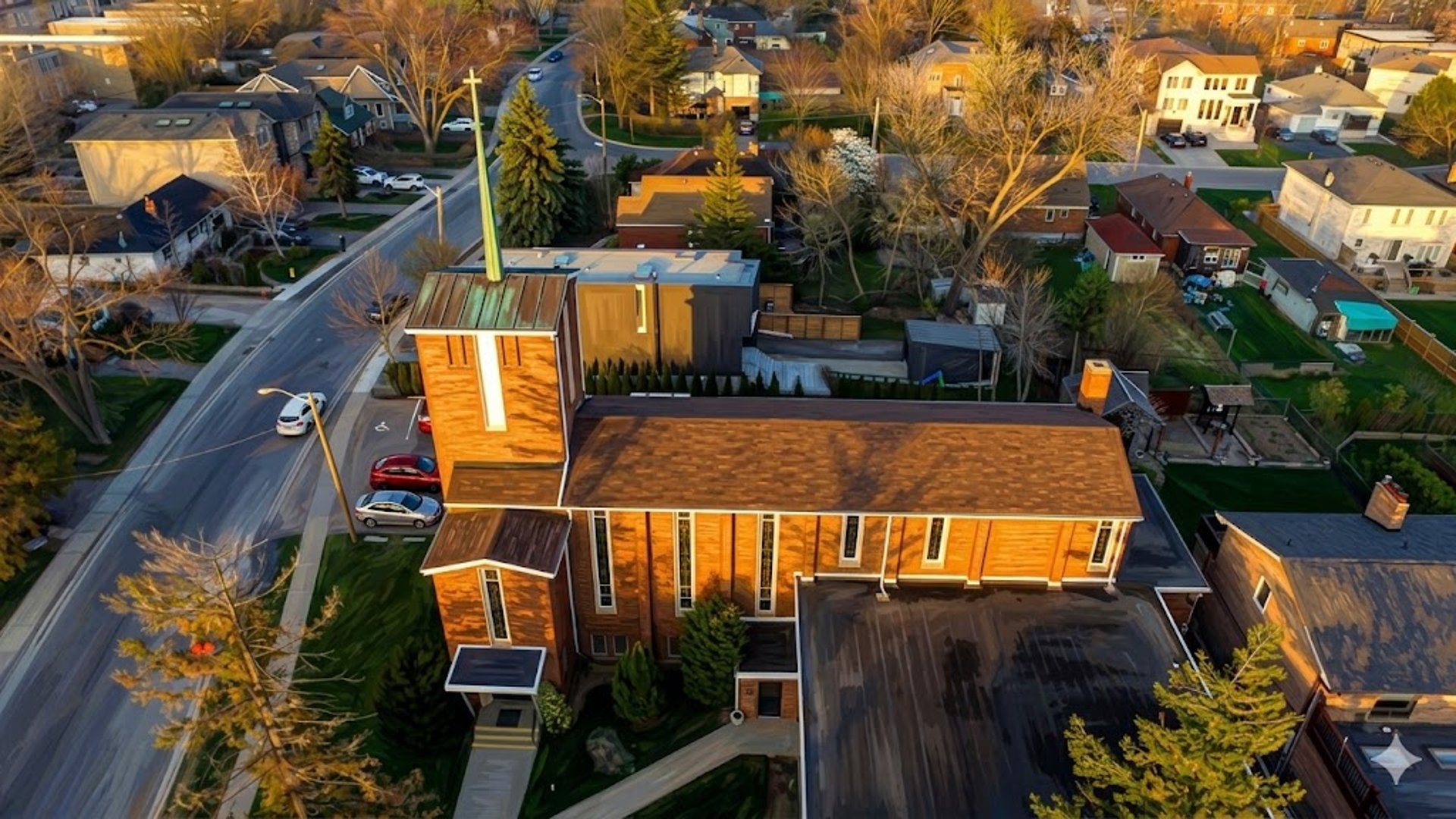 a group of buildings next to a body of water