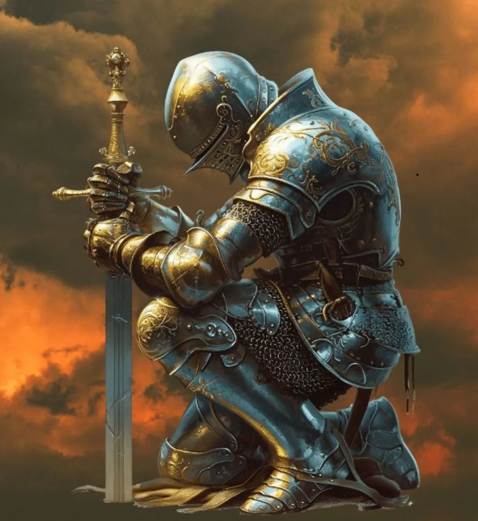 a group of statues of men on horses