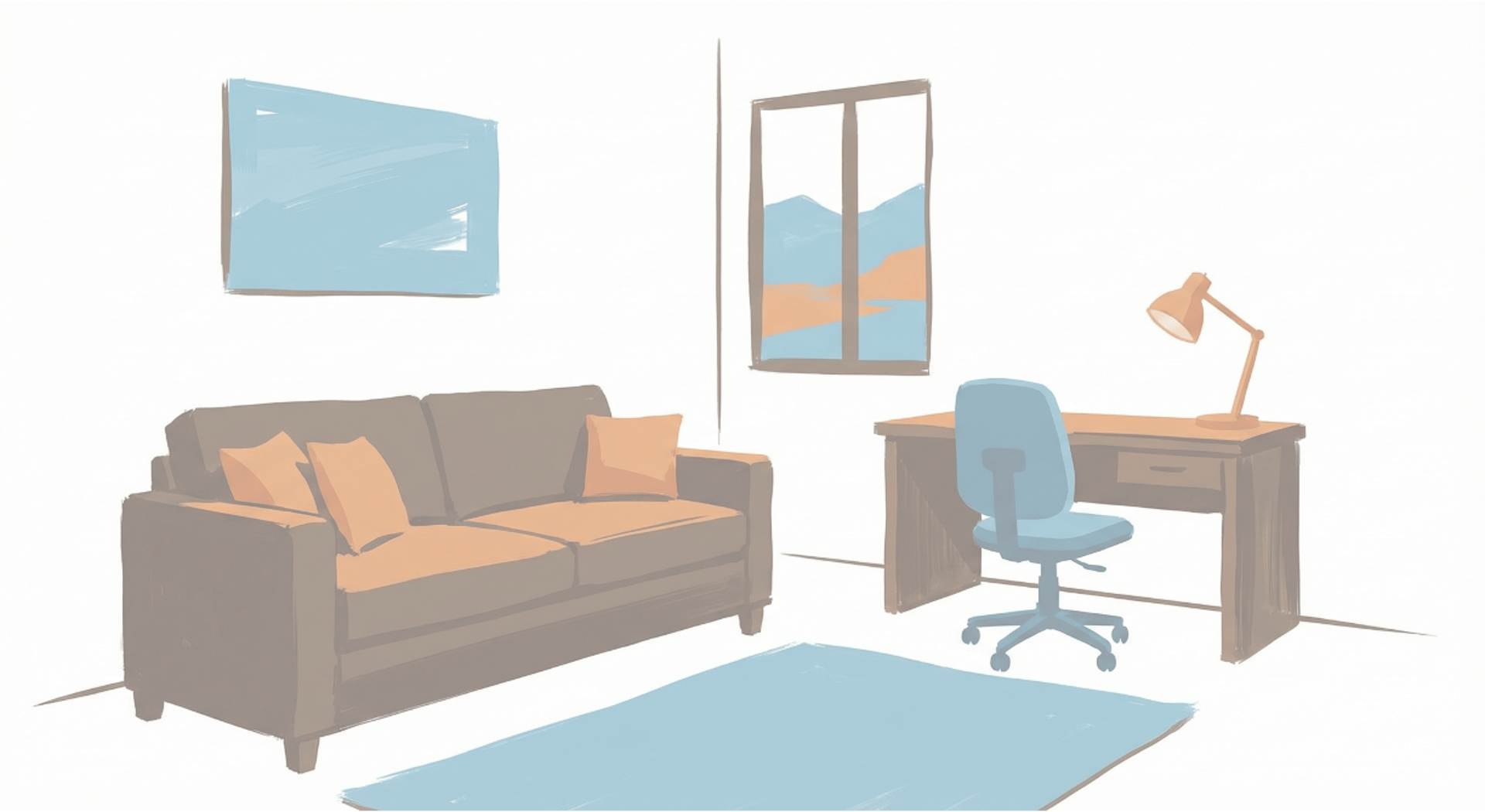 black and brown leather padded tub sofa