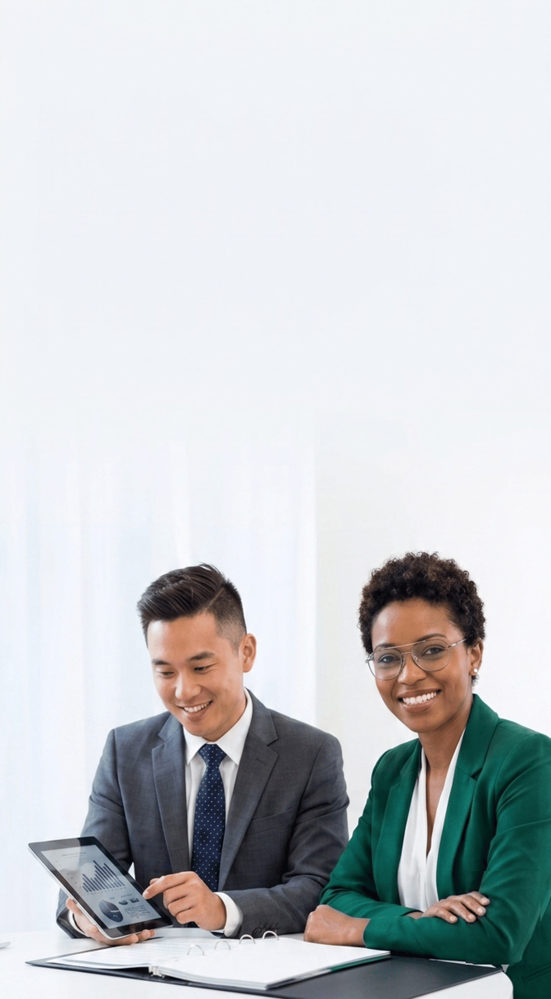 an abstract photo of a curved building with a blue sky in the background