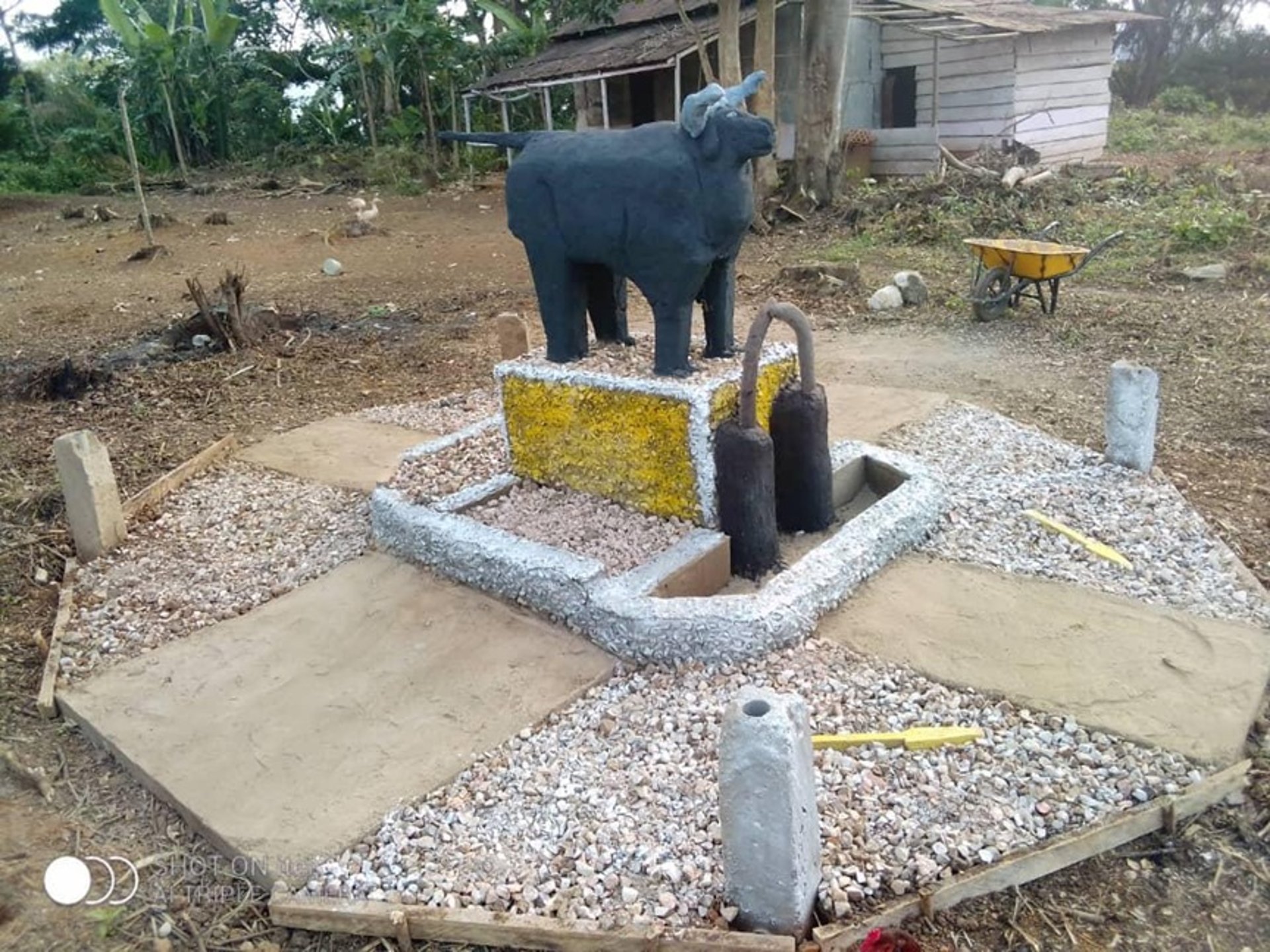 woman wearing yellow long-sleeved dress under white clouds and blue sky during daytime