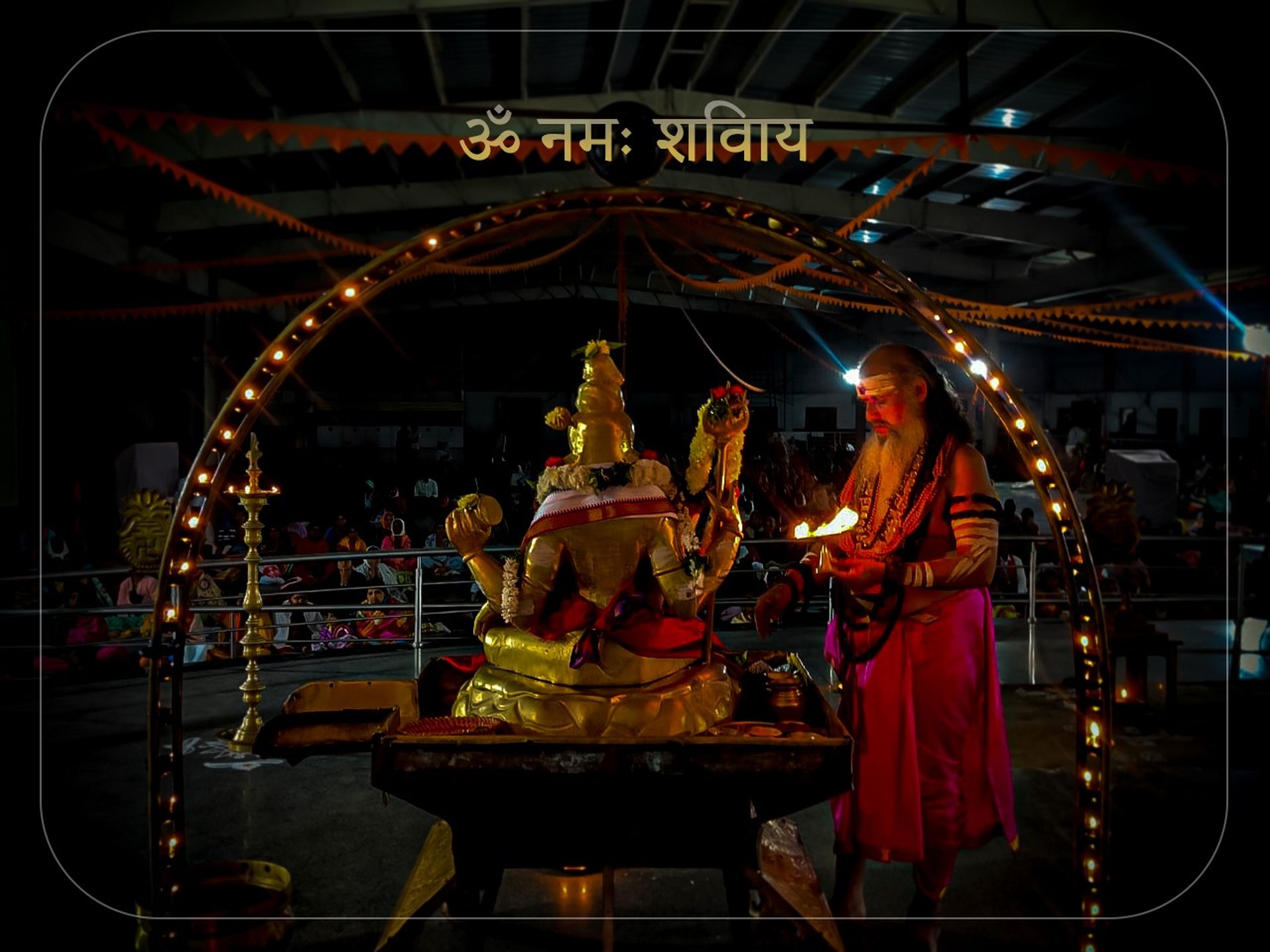 tealight candles burning