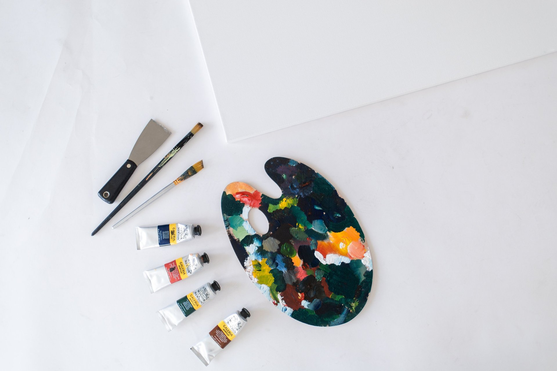stainless steel keys on white table