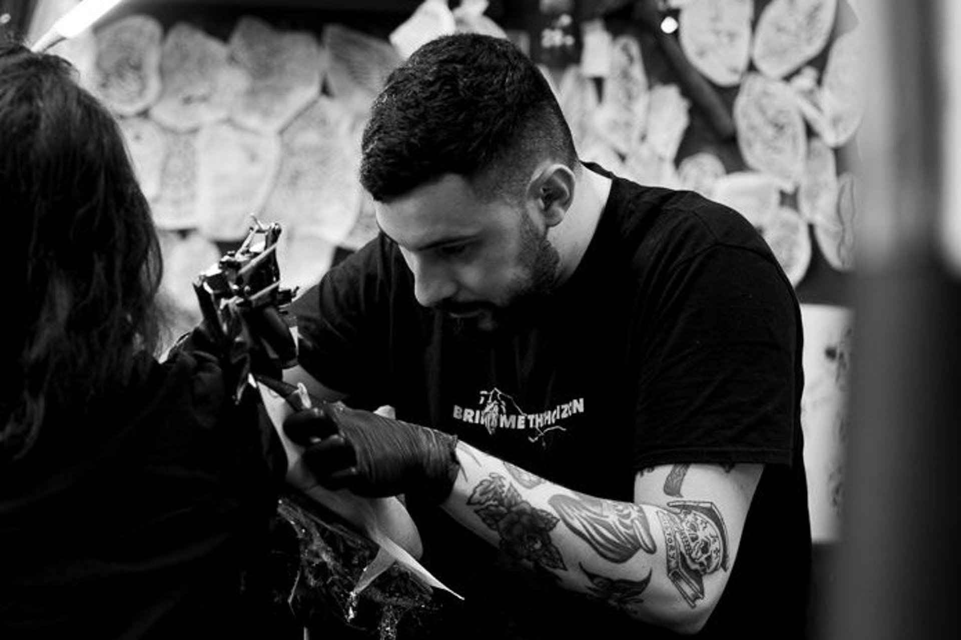 black blue and yellow textile