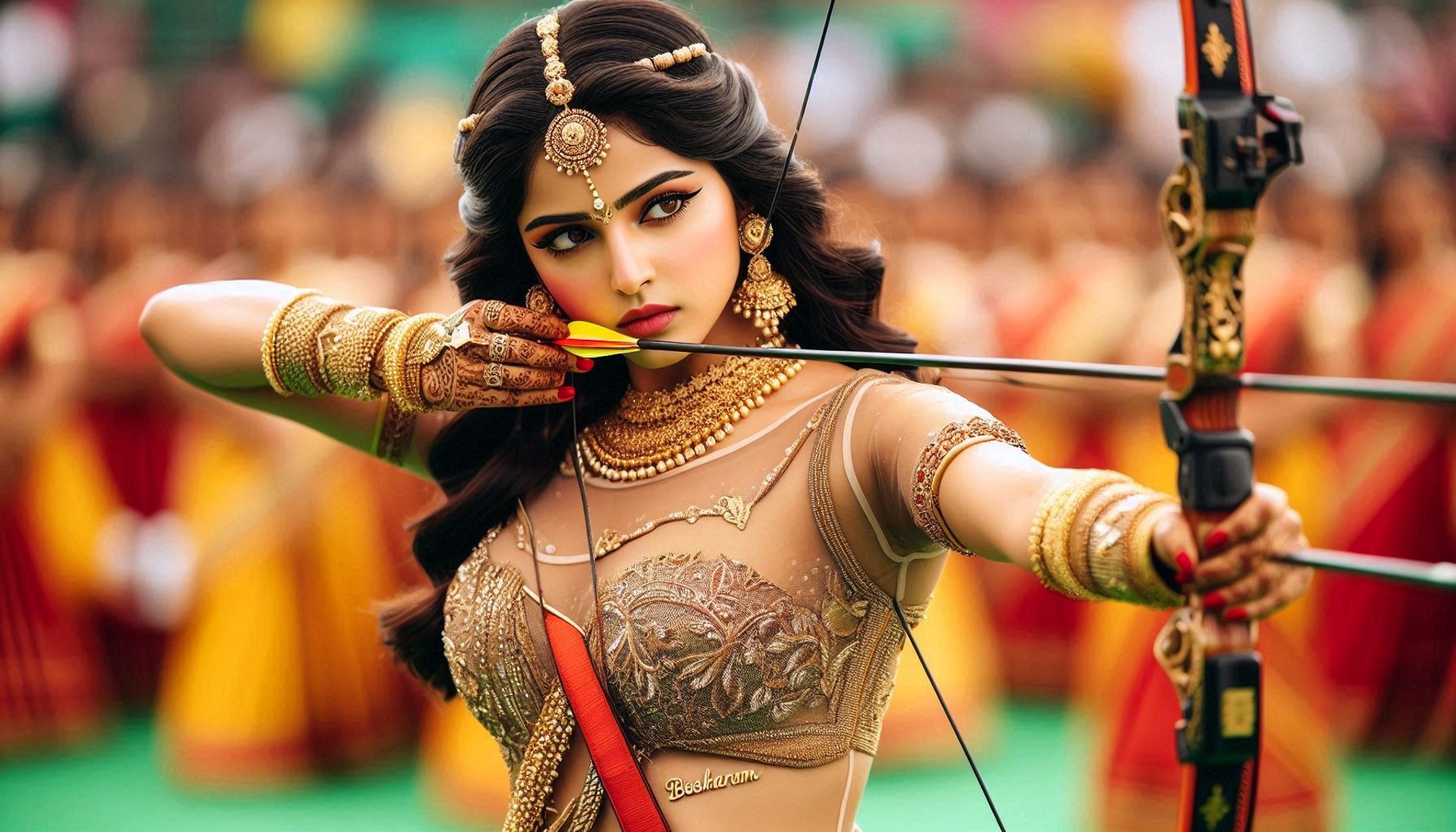 woman wearing yellow long-sleeved dress under white clouds and blue sky during daytime