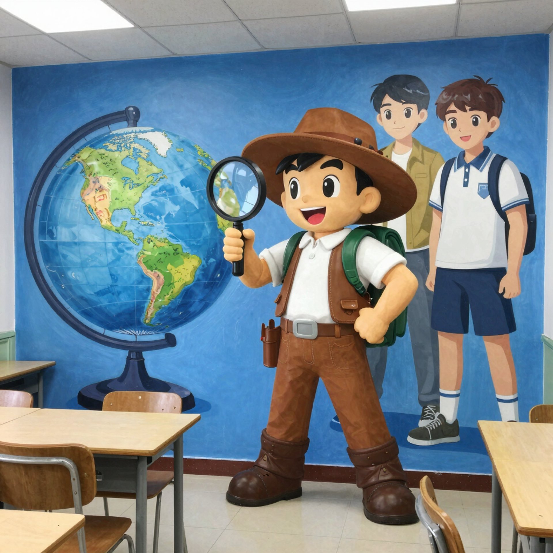 three green, yellow, and red leaves on person's hand