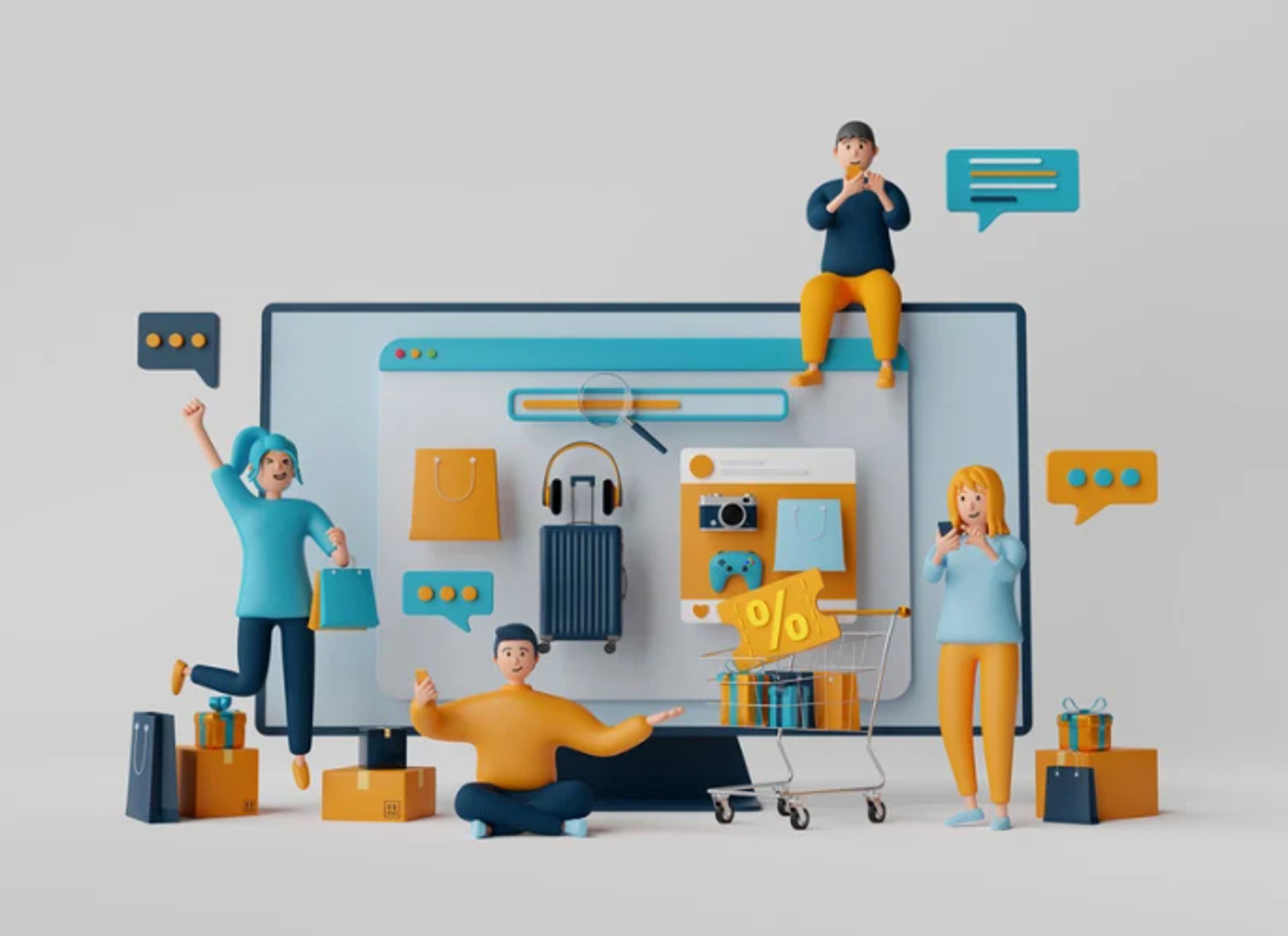 an abstract photo of a curved building with a blue sky in the background