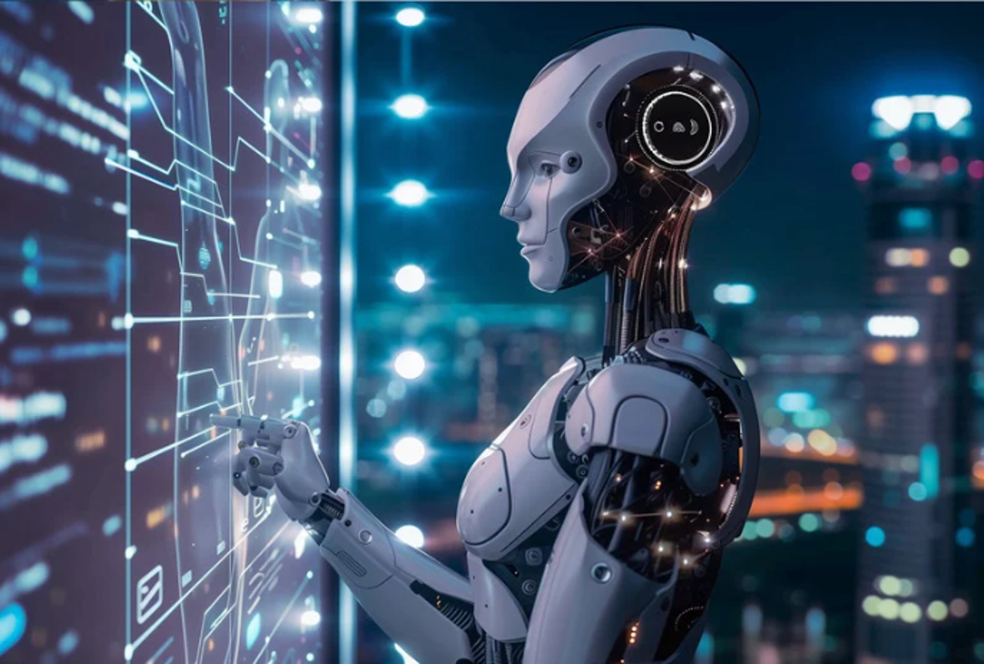 an abstract photo of a curved building with a blue sky in the background