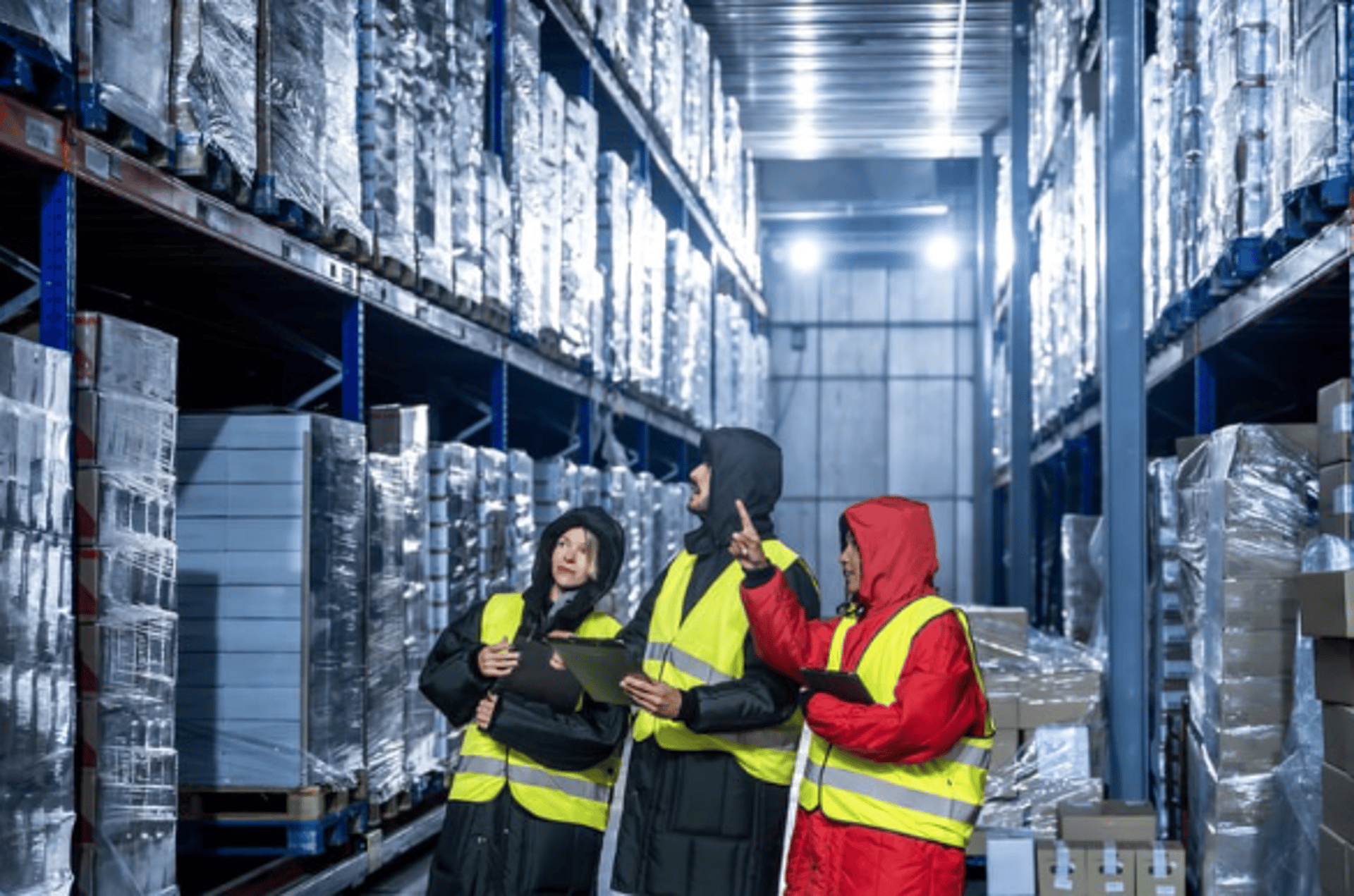 an abstract photo of a curved building with a blue sky in the background