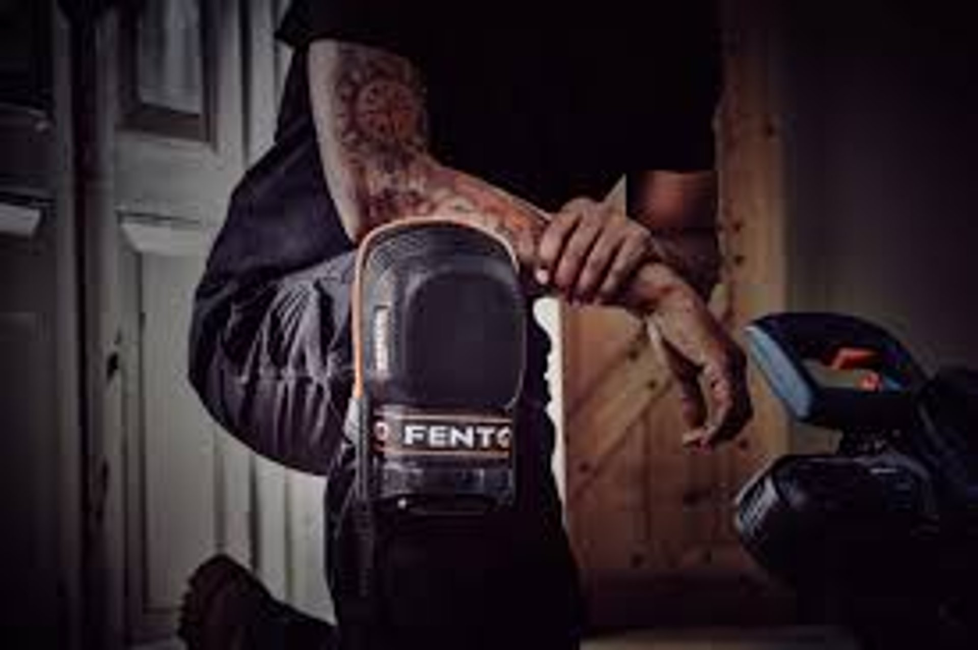 an abstract photo of a curved building with a blue sky in the background