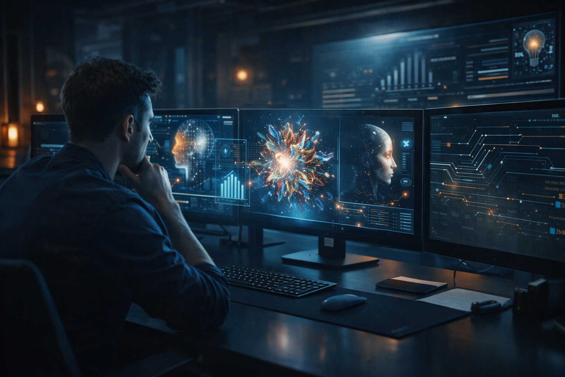 an abstract photo of a curved building with a blue sky in the background
