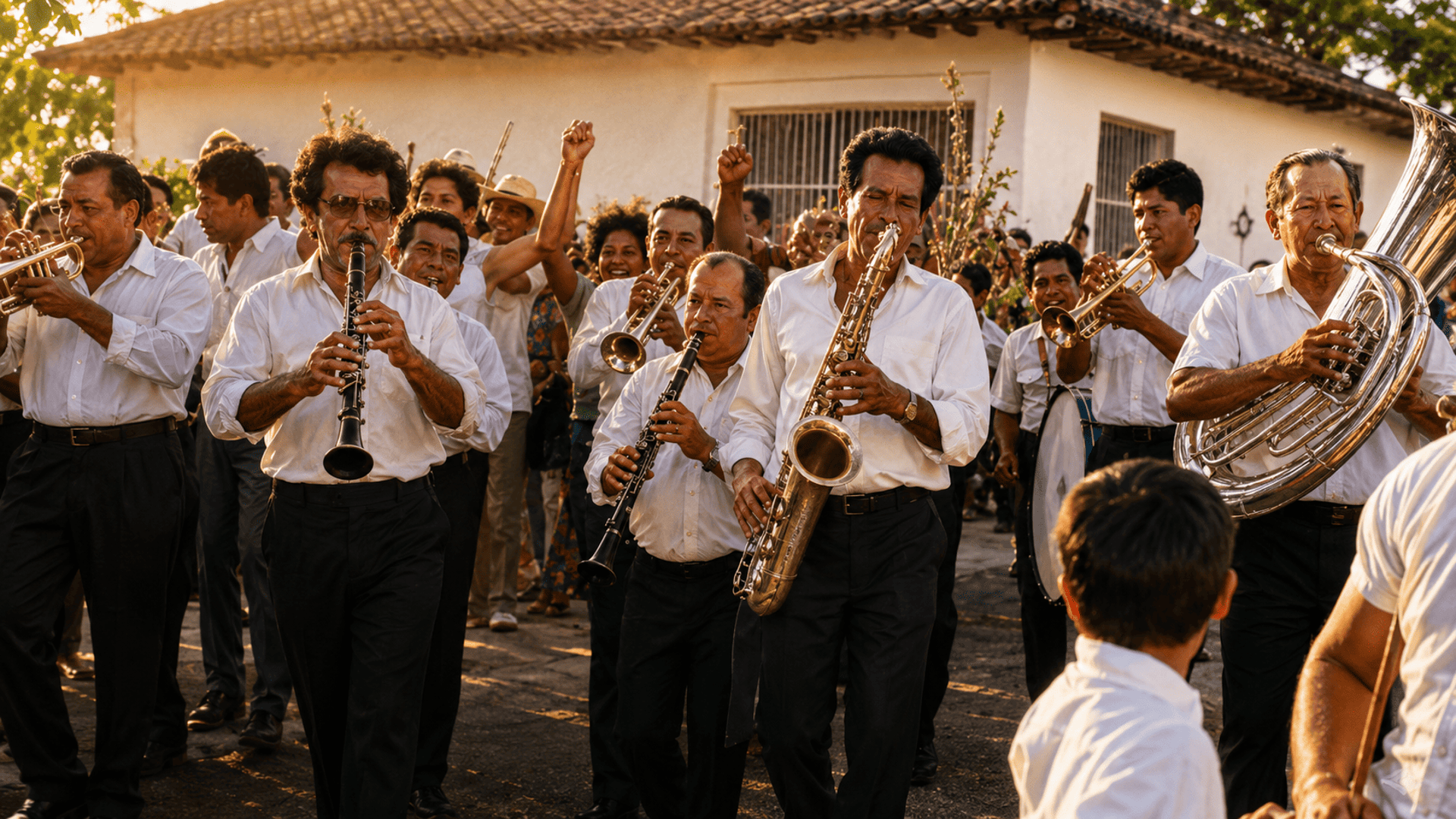 Banda musical de viento de Aipe años 60 Bambuhuila