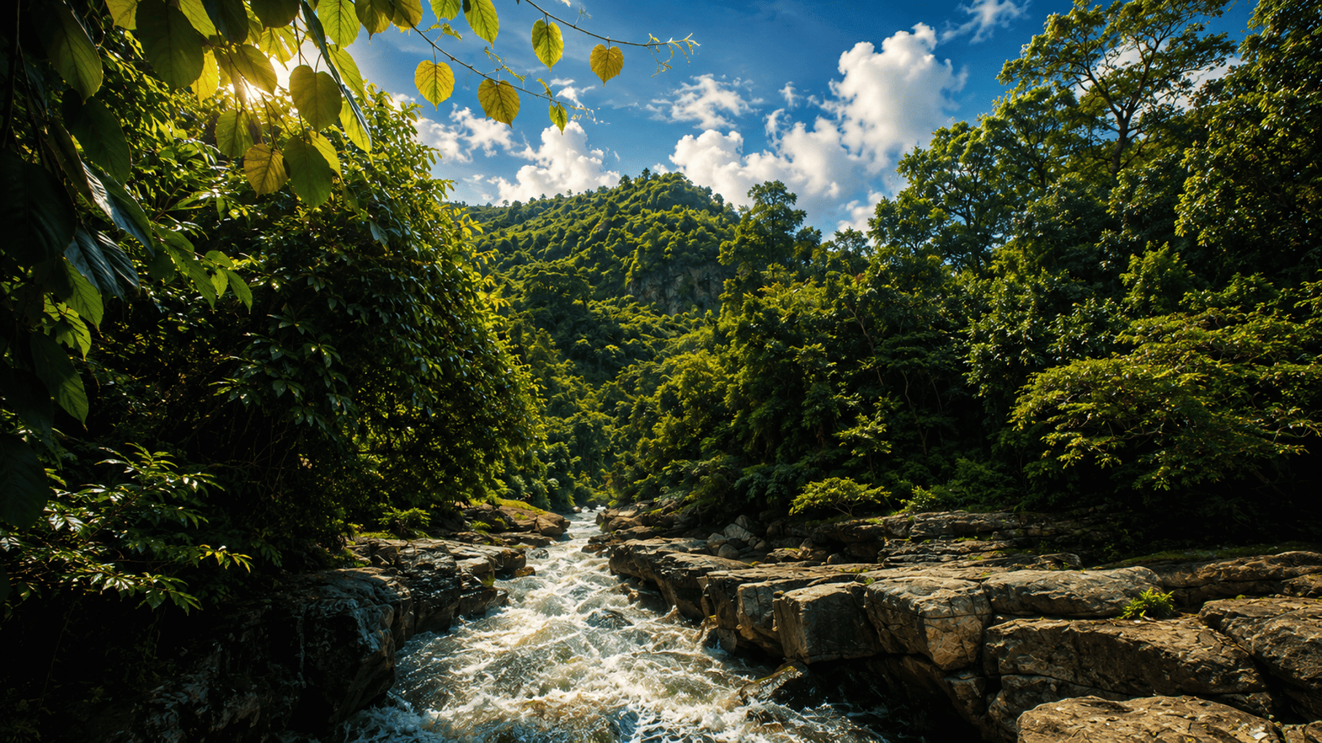 Estrecho del río Magdalena en el Huila Bambuhuila