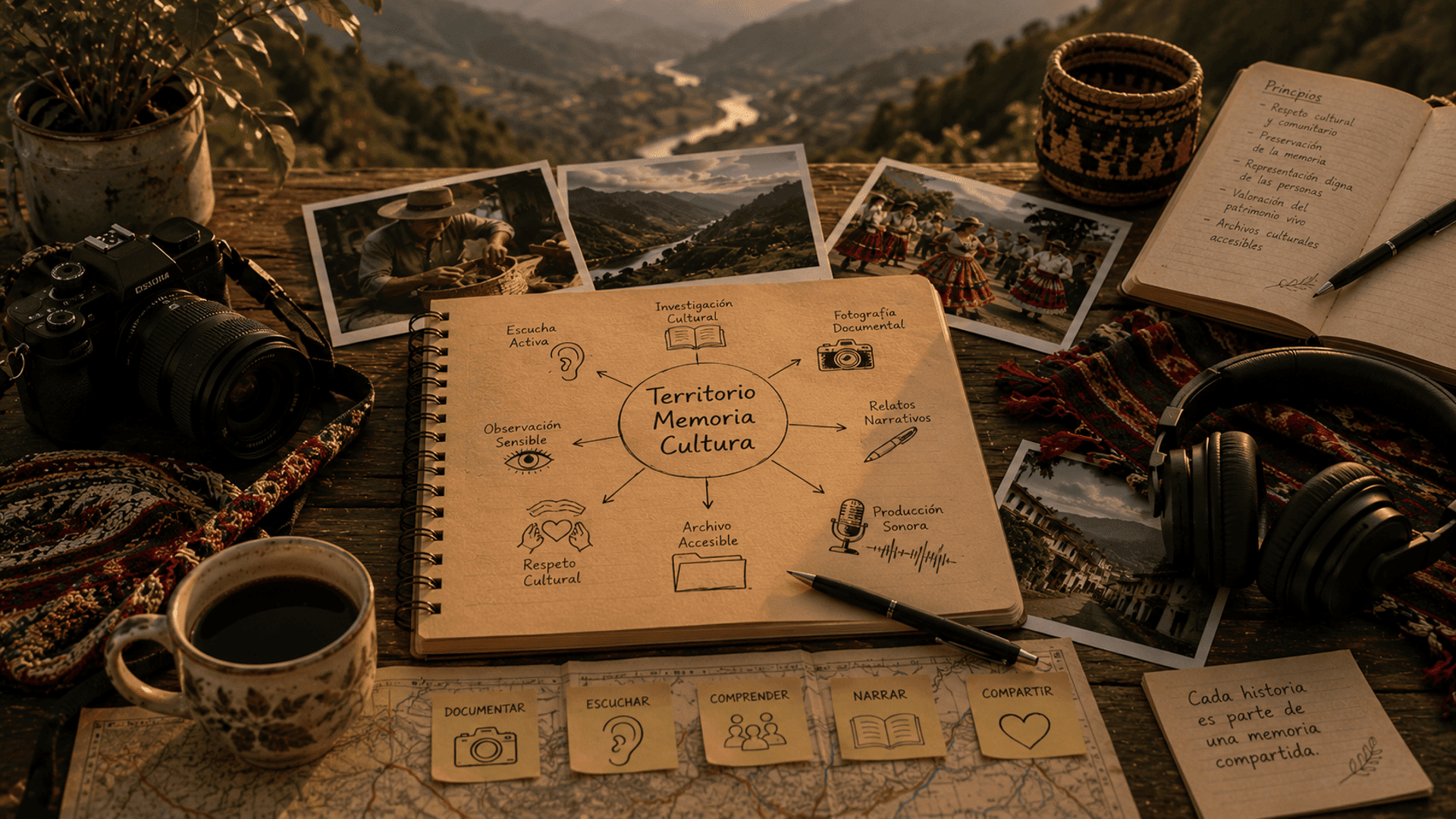 Identidad y metodología Narrar el territorio desde la sensibilidad Bambuhuila